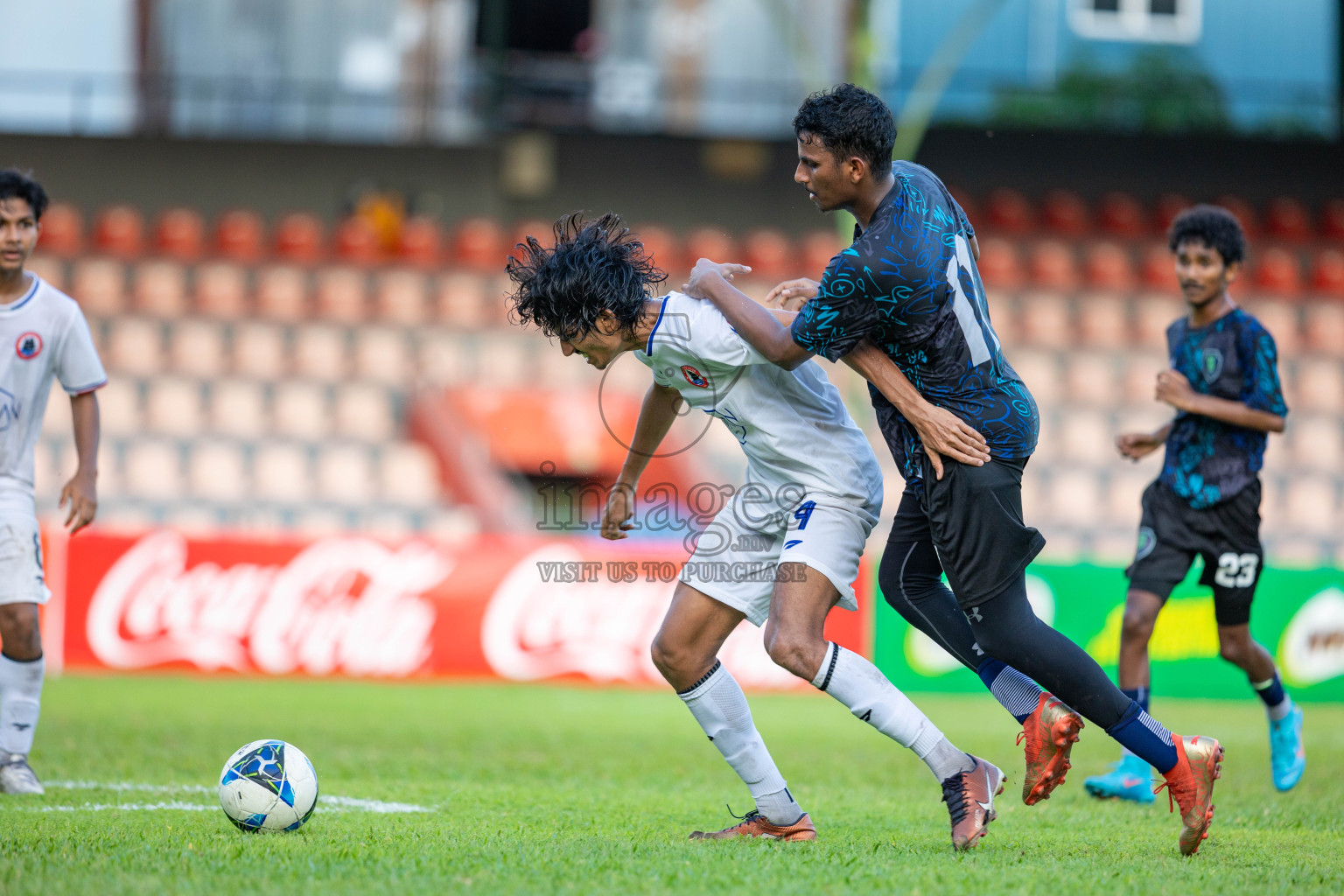 Super United Sports vs ODI Sports Club in Under 19 Youth Championship 2024 was held at National Stadium in Male', Maldives on Monday, 12th June 2024. Photos: Shuu Abdul Sattar / images.mv