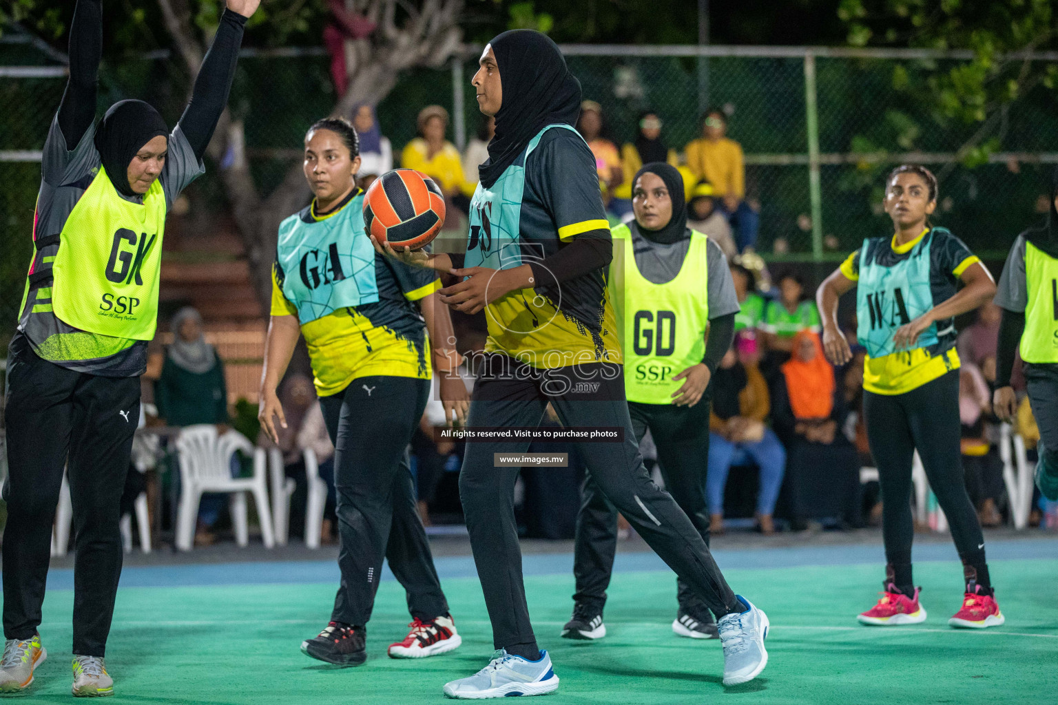 Final of 20th Milo National Netball Tournament 2023, held in Synthetic Netball Court, Male', Maldives on 11th June 2023 Photos: Nausham Waheed/ Images.mv