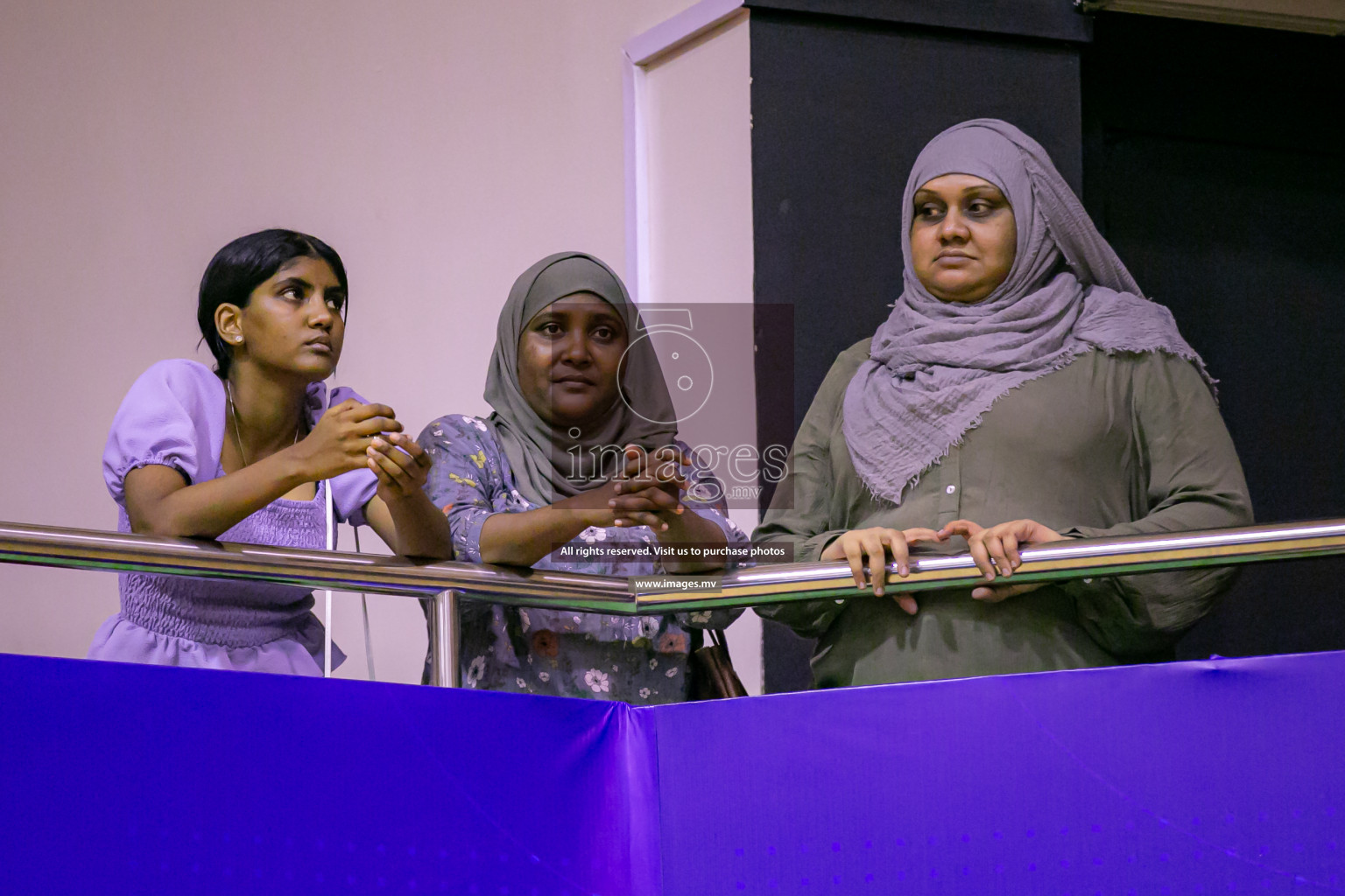 Lorenzo Sports Club vs United Unity Sports Club in the Milo National Netball Tournament 2022 on 17 July 2022, held in Social Center, Male', Maldives. Photographer: Ahmed Dhaadh / Images.mv