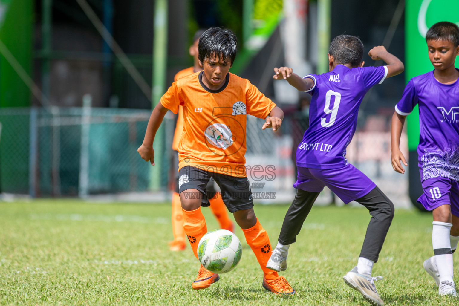 Day 2 of Under 10 MILO Academy Championship 2024 was held at National Stadium in Male', Maldives on Friday, 27th April 2024. Photos: Mohamed Mahfooz Moosa / images.mv