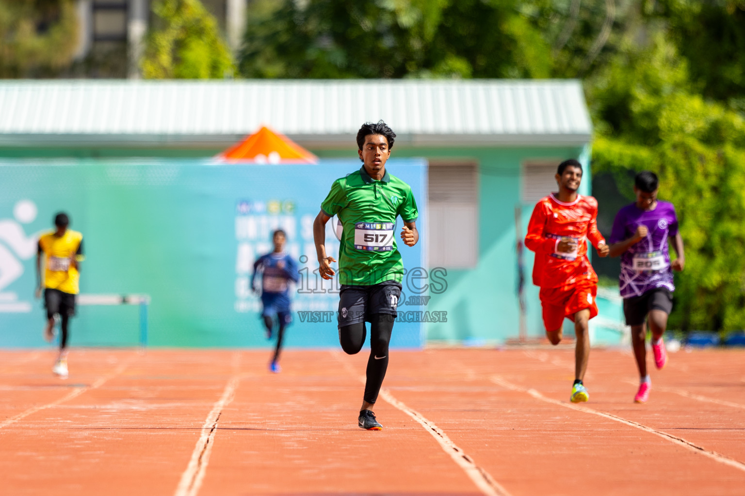 Day 2 of MWSC Interschool Athletics Championships 2024 held in Hulhumale Running Track, Hulhumale, Maldives on Sunday, 10th November 2024.
Photos by: Ismail Thoriq / Images.mv