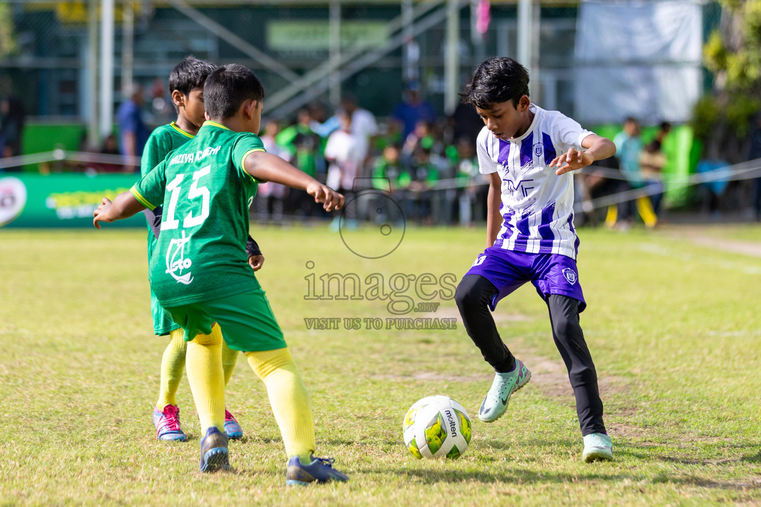 Day 2 of MILO Academy Championship 2025 was held on Friday, 14th February 2025 in Henveiru Stadium.
Photos: Mohamed Mahfooz Moosa / Images.mv