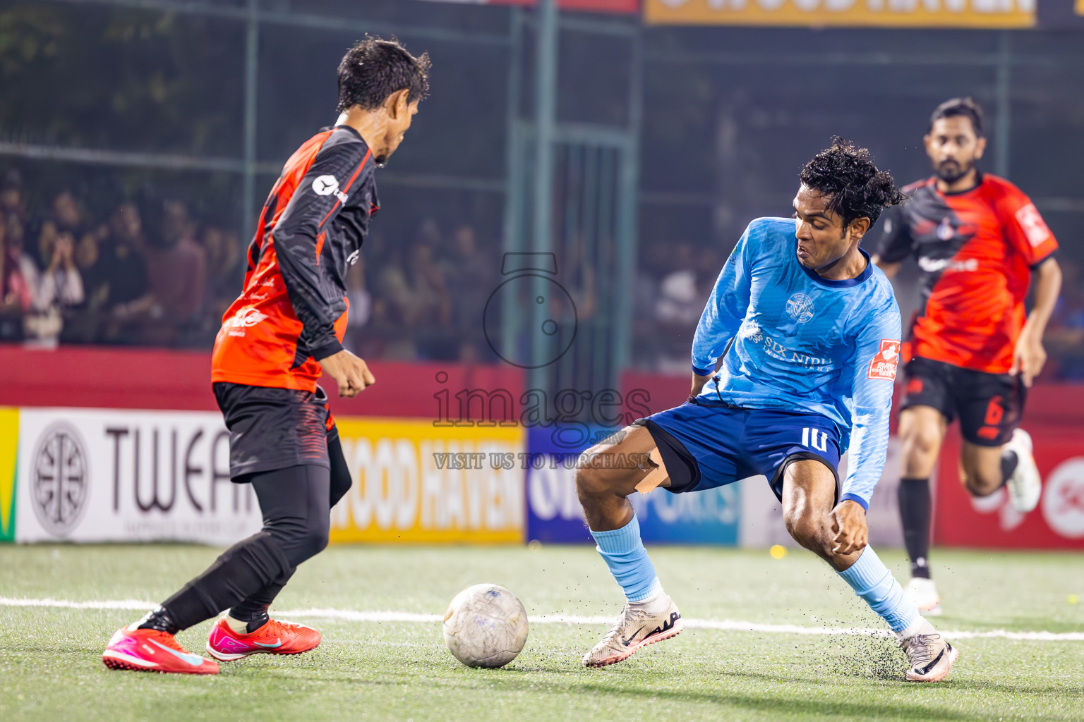 M Dhiggaru vs M Muli in Meemu Atoll Finals in Day 25 of Golden Futsal Challenge 2025 was held on Wednesday , 28th January 2025, in Hulhumale', Maldives. Photos: Ismail Thoriq / images.mv