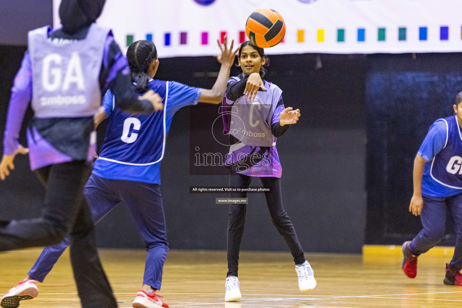 Day5 of 24th Interschool Netball Tournament 2023 was held in Social Center, Male', Maldives on 31st October 2023. Photos: Nausham Waheed / images.mv