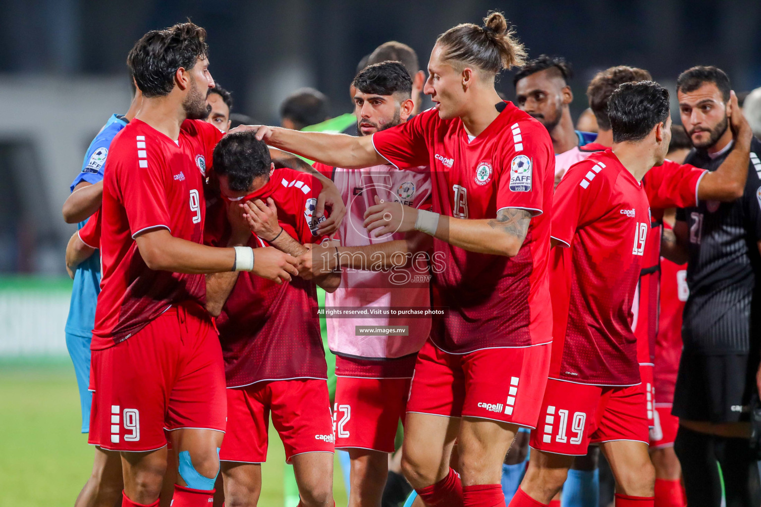 Lebanon vs India in the Semi-final of SAFF Championship 2023 held in Sree Kanteerava Stadium, Bengaluru, India, on Saturday, 1st July 2023. Photos: Hassan Simah / images.mv