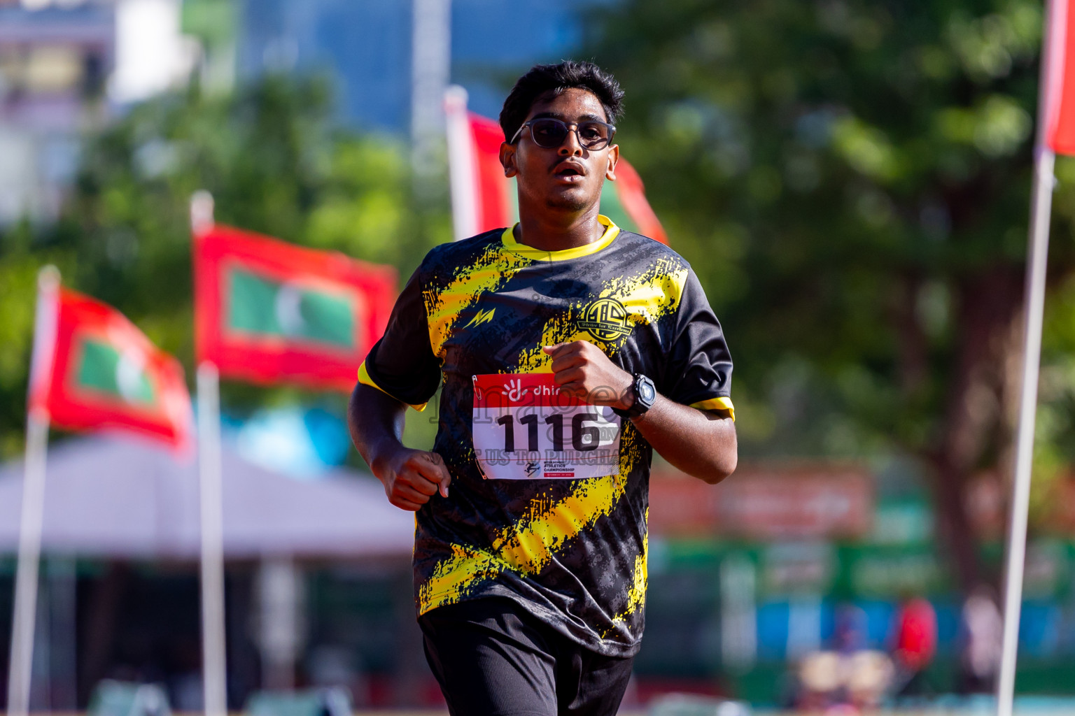 Day 2 of Inter-school Athletics Championship 2025 held in Ekuveni Synthetic Track, Male', Maldives on Tuesday, 07th October 2025. Photos by: Nausham Waheed / Images.mv
