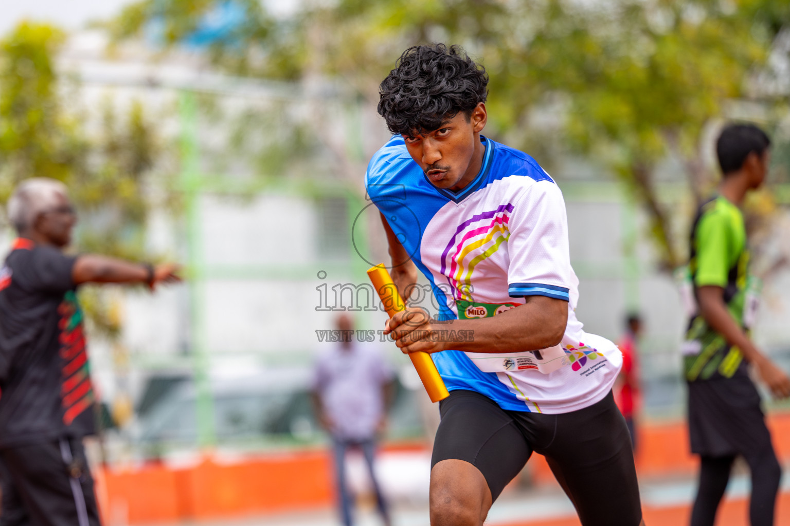 Day 6 of Inter-school Athletics Championship 2025 held in Ekuveni Synthetic Track, Male', Maldives on Sunday, 12th October 2025. Photos by: Ismail Thoriq / Images.mv