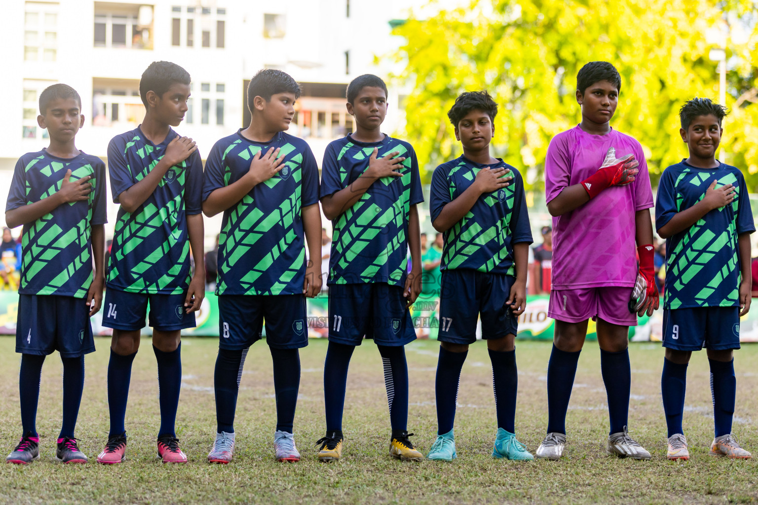 Day 4 of MILO Academy Championship 2024 - U12 was held at Henveiru Grounds in Male', Maldives on Sunday, 7th July 2024. Photos: Nausham Waheed / images.mv