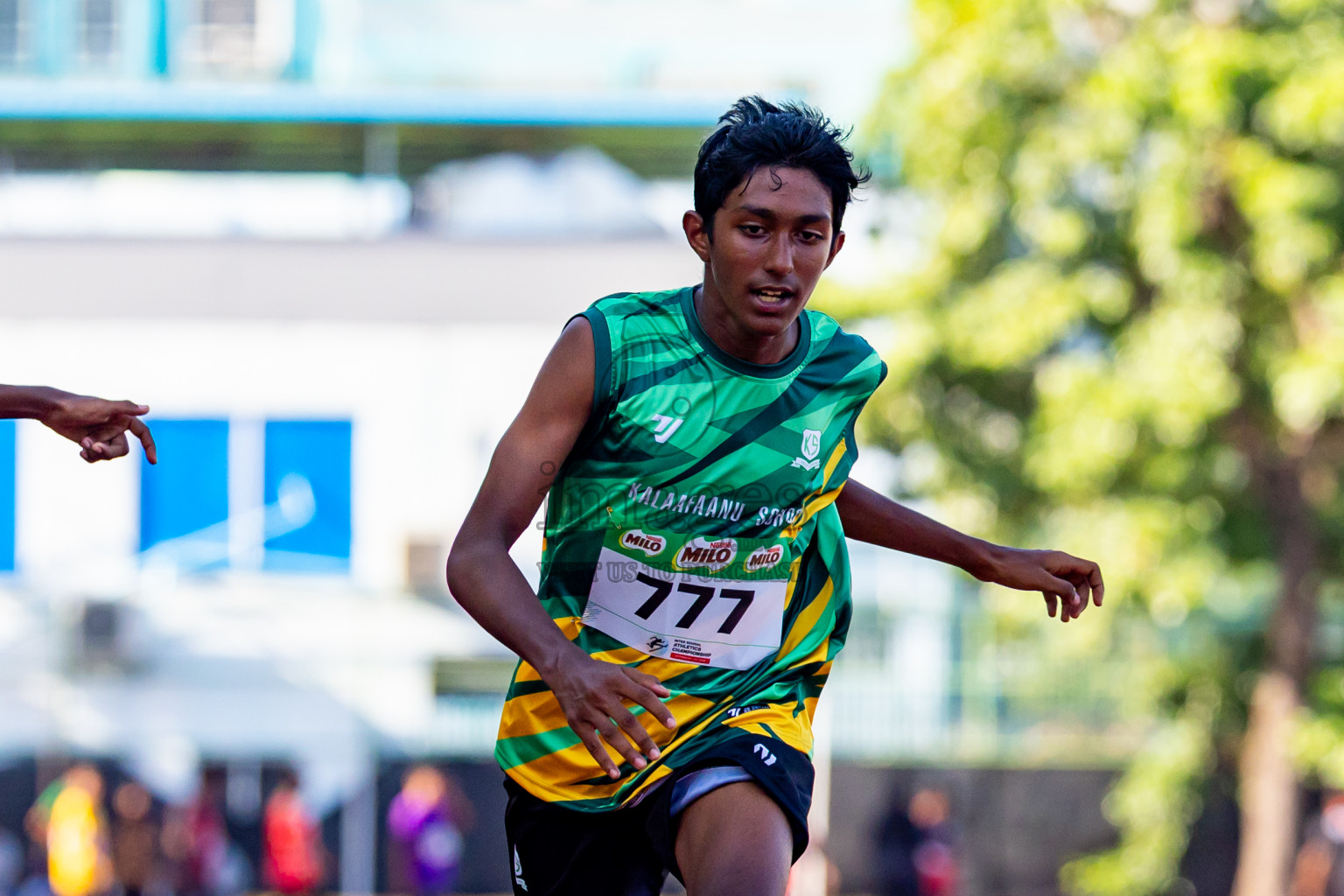 Day 2 of Inter-school Athletics Championship 2025 held in Ekuveni Synthetic Track, Male', Maldives on Tuesday, 07th October 2025. Photos by: Nausham Waheed / Images.mv