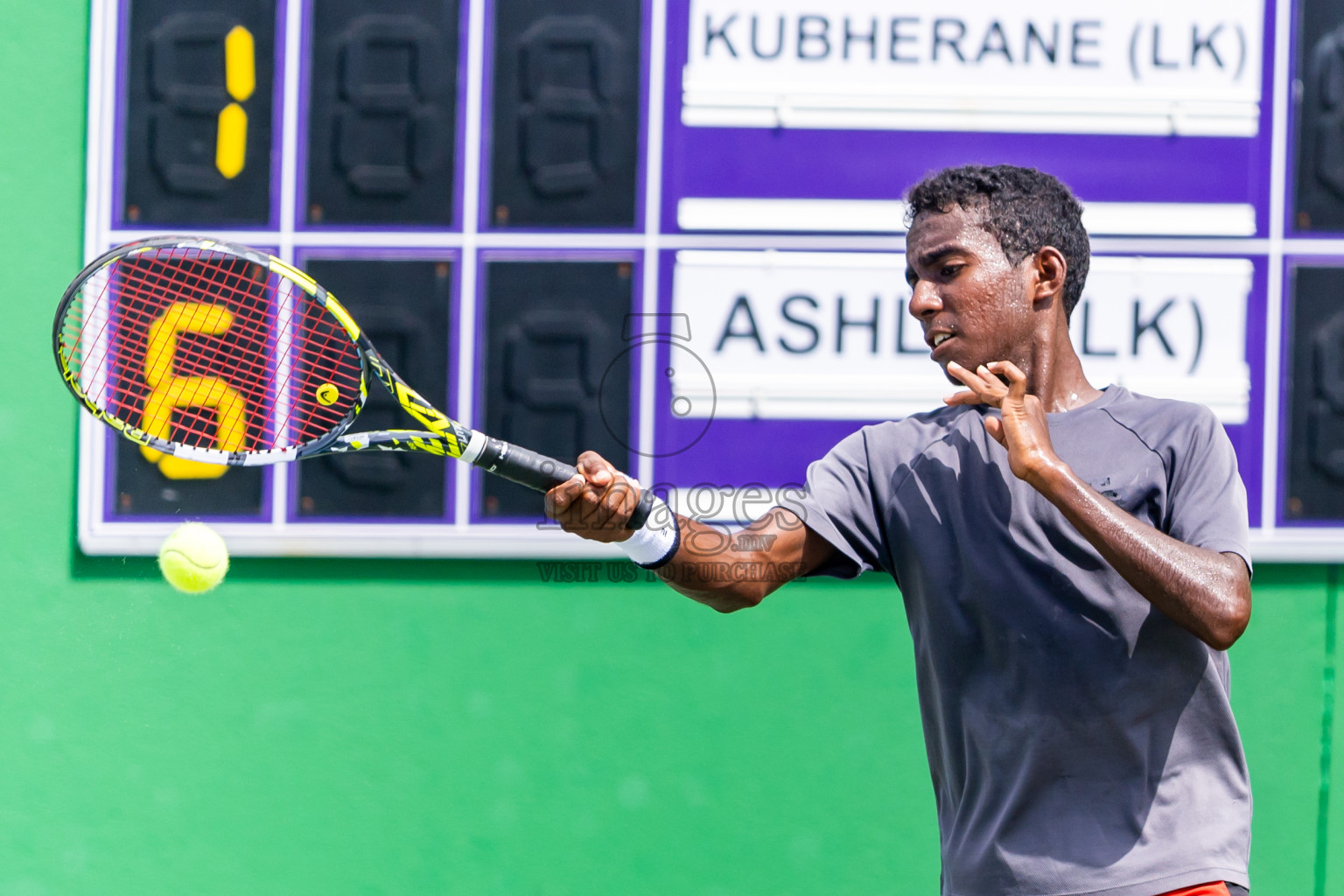 Day 9 of ATF Maldives Junior Open Tennis was held in Male' Tennis Court, Male', Maldives on Friday, 20th December 2024. Photos: Nausham Waheed/ images.mv