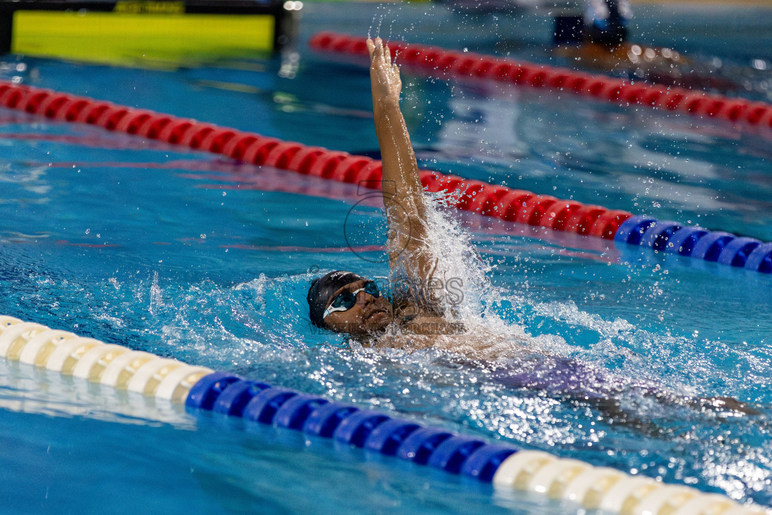 Day 2 of National Swimming Competition 2024 held in Hulhumale', Maldives on Saturday, 14th December 2024. Photos: Hassan Simah / images.mv