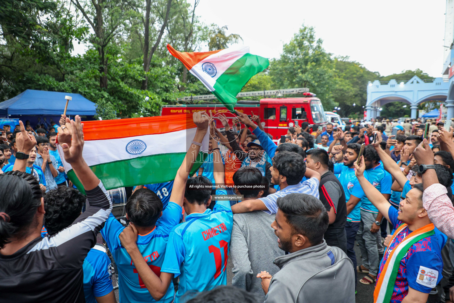 Kuwait vs India in the Final of SAFF Championship 2023 held in Sree Kanteerava Stadium, Bengaluru, India, on Tuesday, 4th July 2023. Photos: Nausham Waheed / images.mv