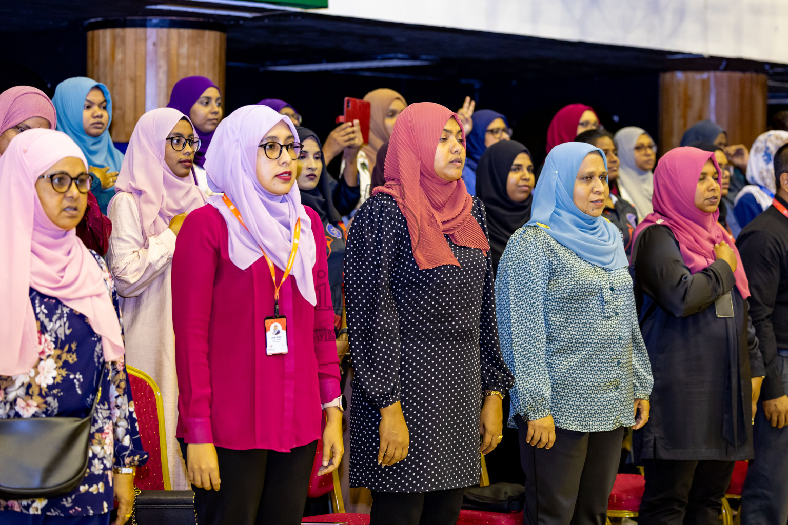 Day 1 of 25th Milo Inter-School Netball Tournament was held in Social Center at Male', Maldives on Thursday, 8th August 2024. Photos: Nausham Waheed / images.mv