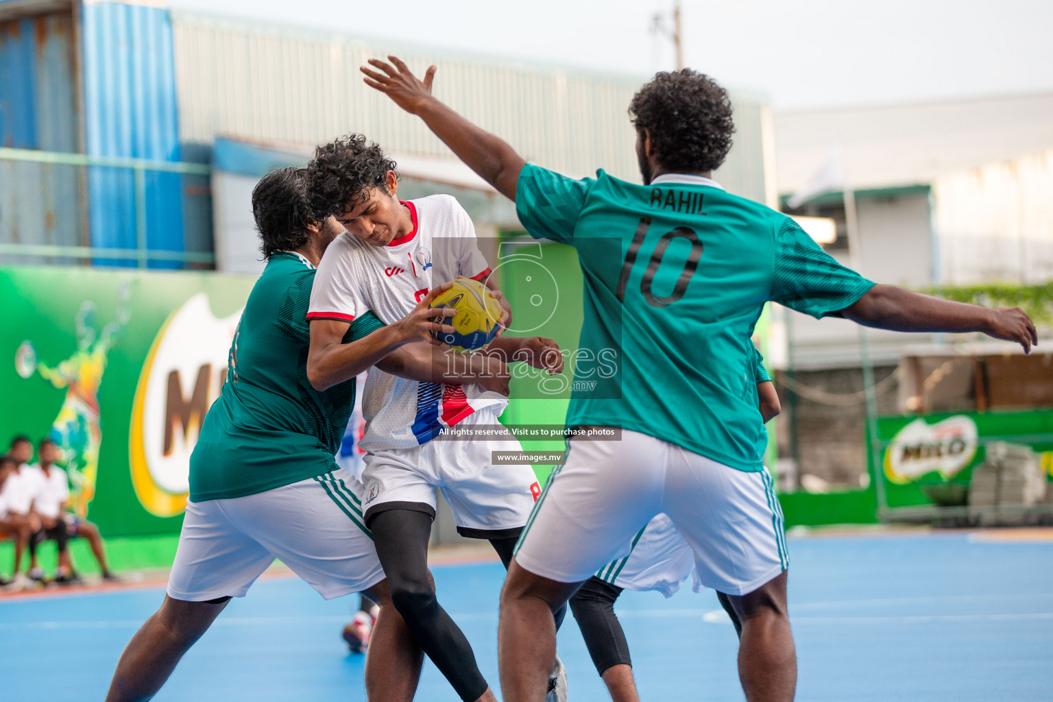 Milo 8th National Handball Tournament Day3, 17th December 2021, at Handball Ground, Male', Maldives. Photos by Shuu Abdul Sattar