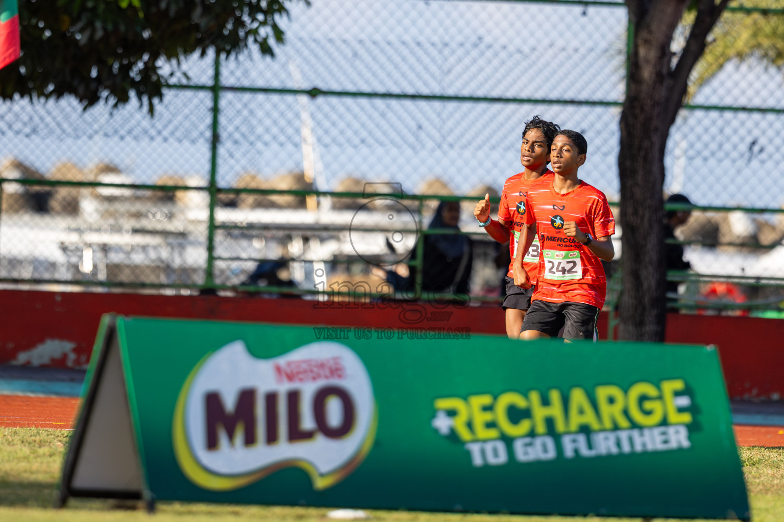 Day 1 of 12th Milo Association Championships was held in Ekuveni Track at Male', Maldives on Thursday, 24th April 2025.
Photos: Ismail Thoriq / images.mv