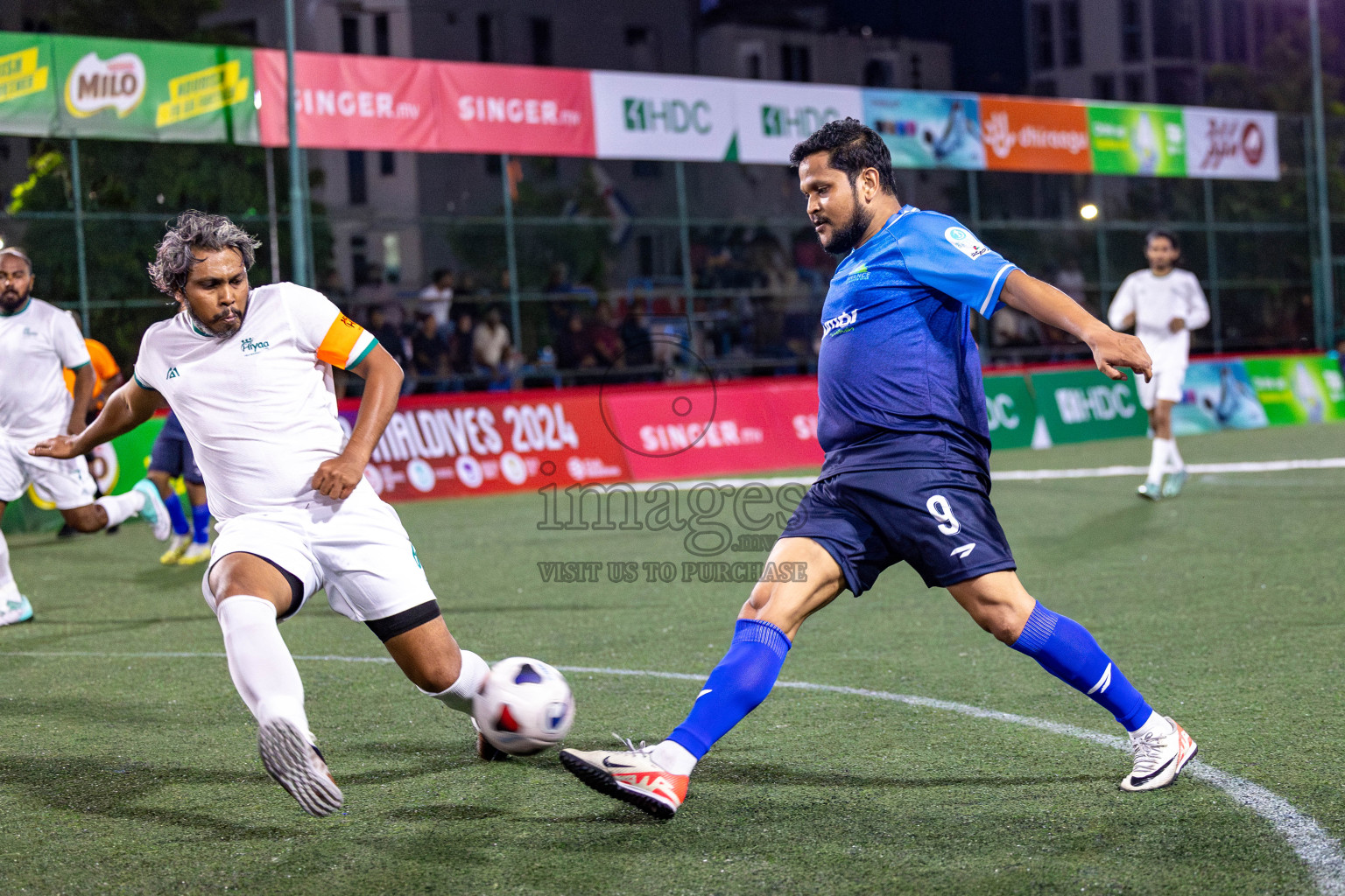 Finance Recreation Club vs Hiyaa Club in Club Maldives Classic 2024 held in Rehendi Futsal Ground, Hulhumale', Maldives on Thursday, 5th September 2024. 
Photos: Hassan Simah / images.mv