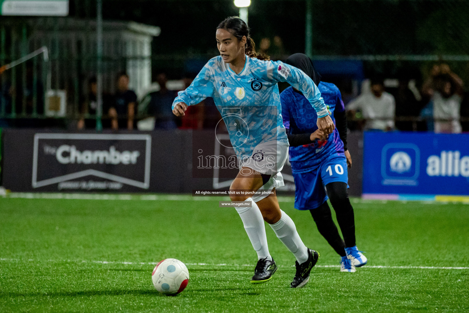 MPL vs Club MYS in Eighteen Thirty Women's Futsal Fiesta 2022 was held in Hulhumale', Maldives on Monday, 21st October 2022. Photos: Hassan Simah / images.mv