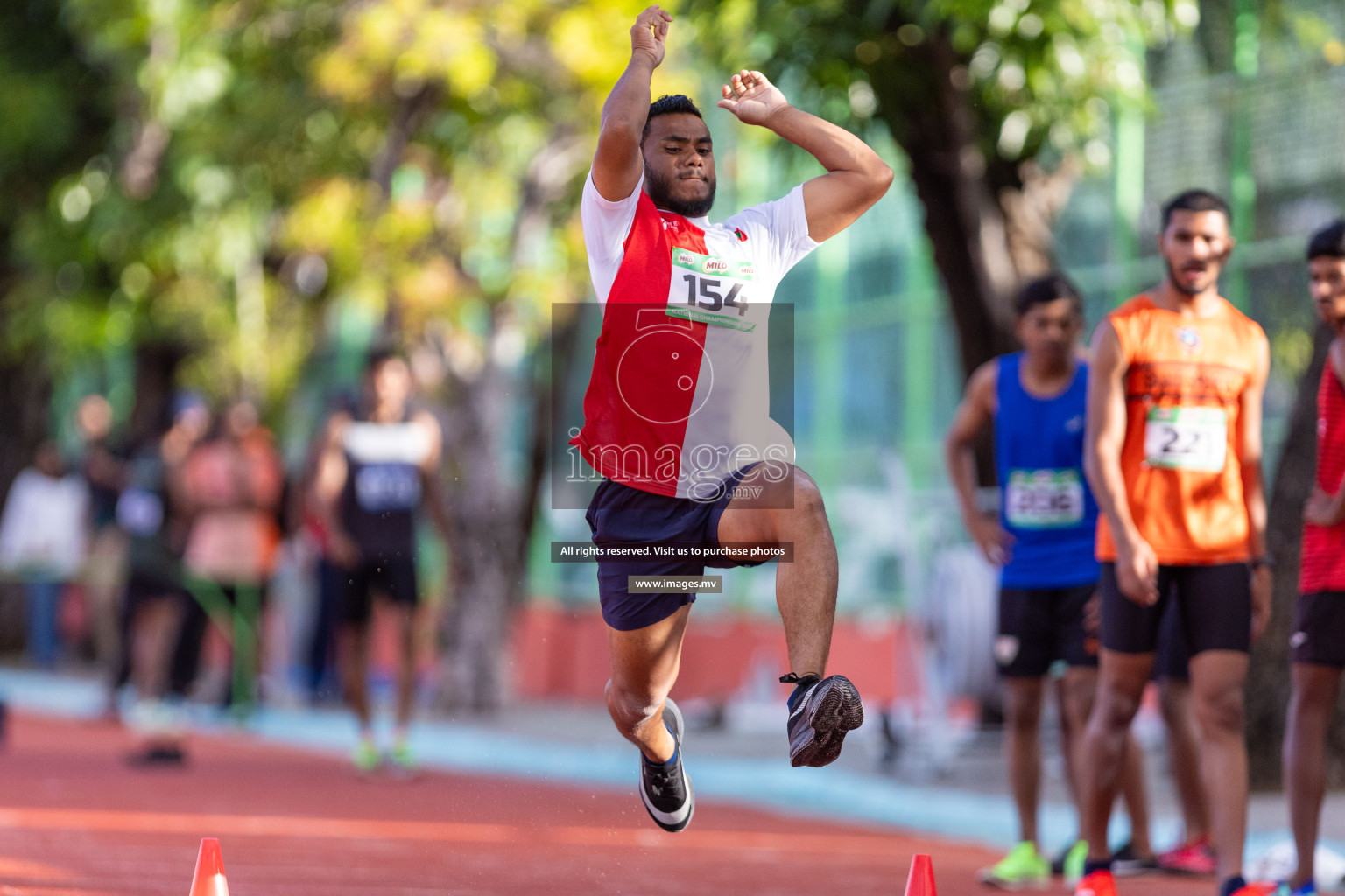 Day 2 of National Athletics Championship 2023 was held in Ekuveni Track at Male', Maldives on Saturday, 25th November 2023. Photos: Nausham Waheed / images.mv