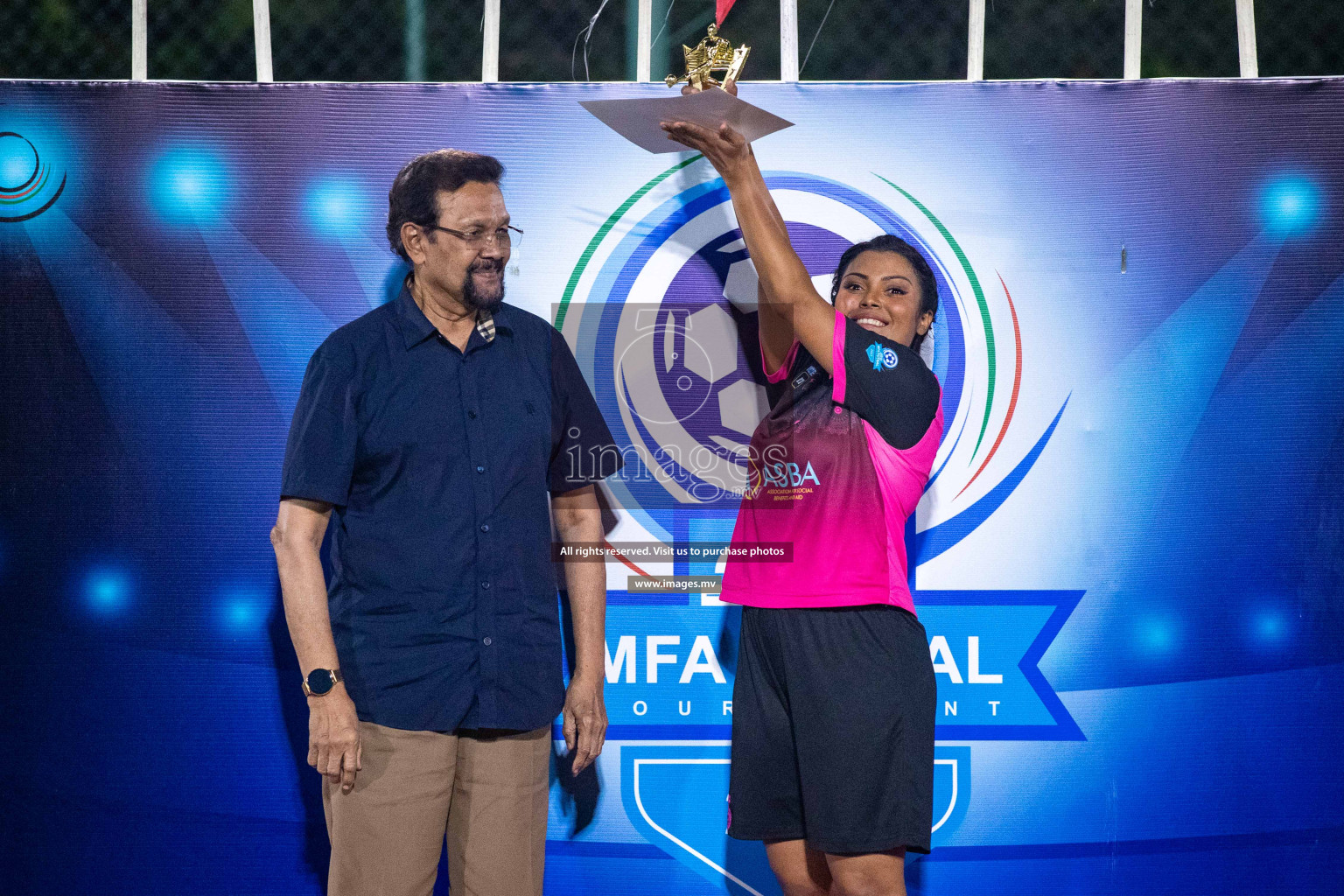 Final of MFA Futsal Tournament 2023 on 10th April 2023 held in Hulhumale'. Photos: Nausham waheed /images.mv