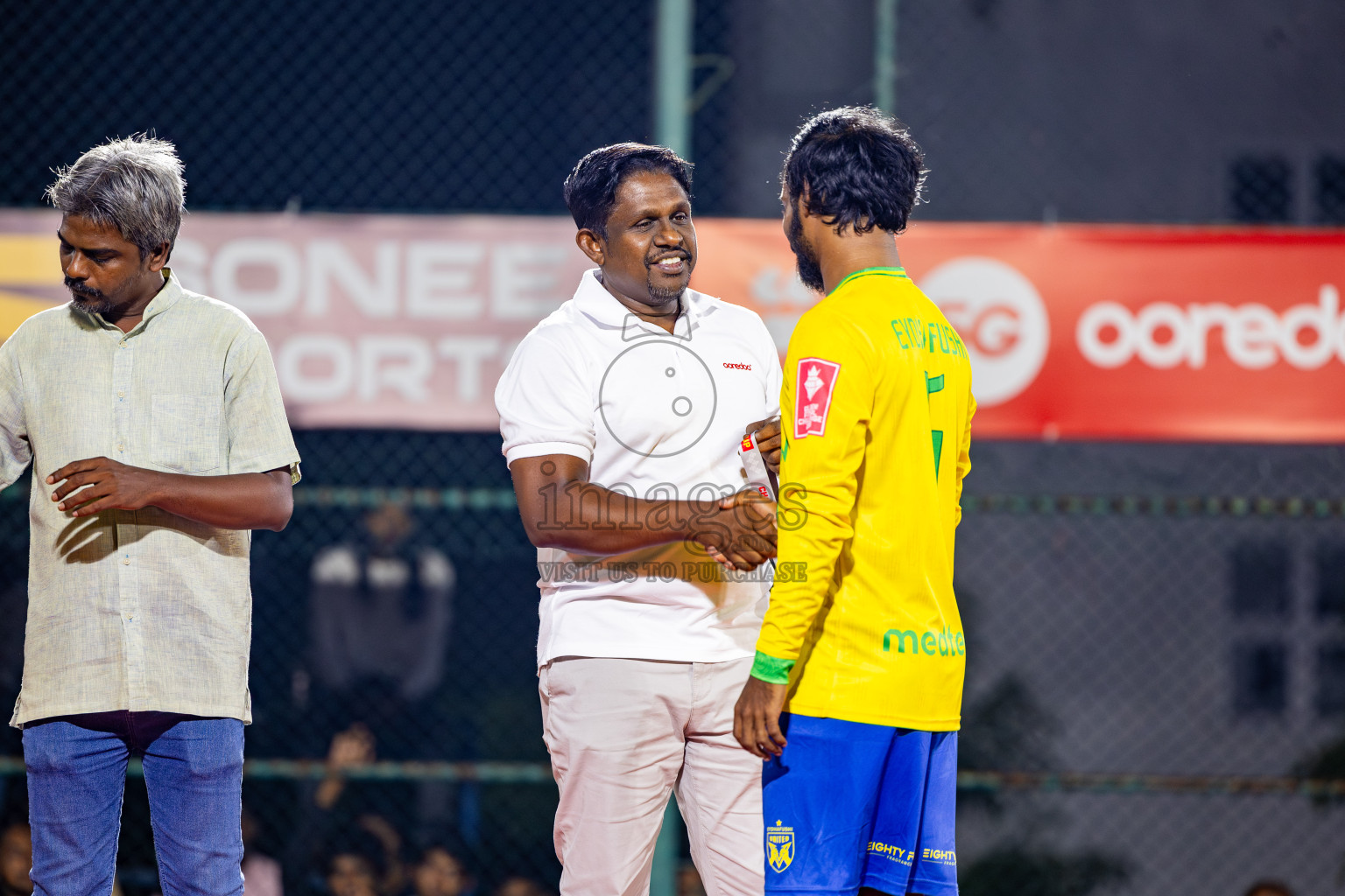 Opening of Golden Futsal Challenge 2025 with Charity Shield Match between L.Gan vs B.Eydhafushi was held on Saturday, 4th January 2025, in Hulhumale', Maldives Photos: Nausham Waheed , Ismail Thoriq / images.mv