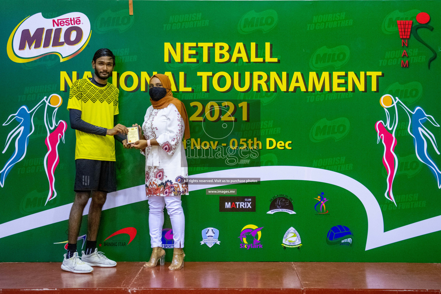 Kulhudhuffushi Youth & R.C vs Club Matrix in the Finals of Milo National Netball Tournament 2021 held on 4th December 2021 in Male', Maldives Photos: Ismail Thoriq, Maanish / images.mv