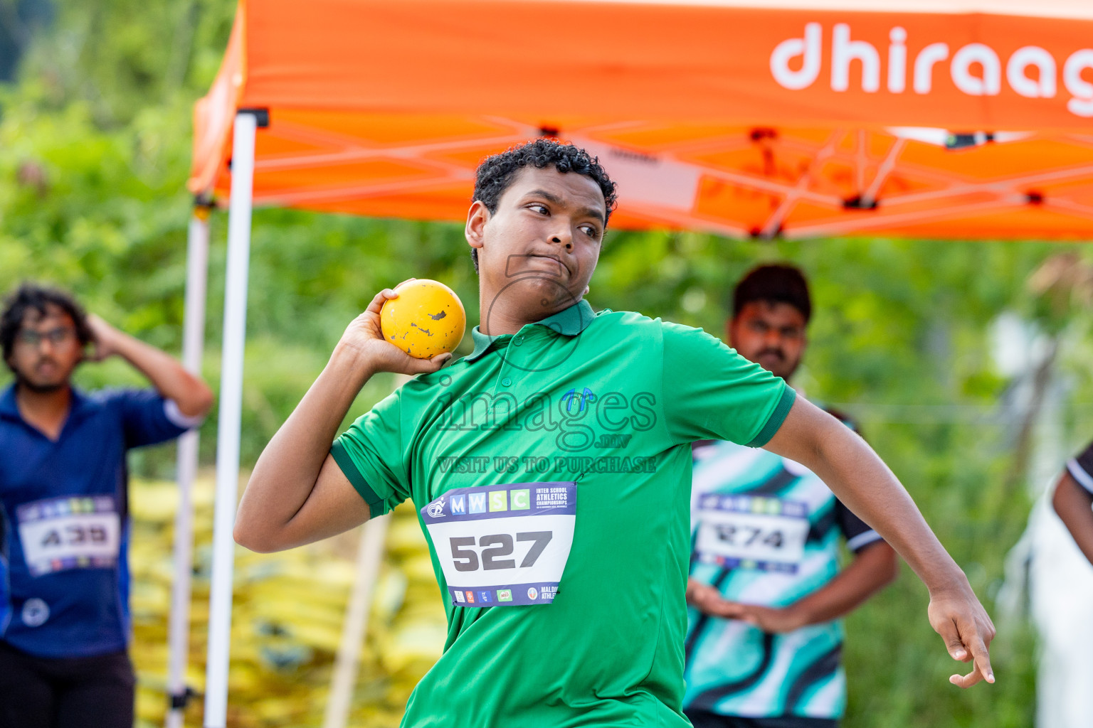 Day 2 of MWSC Interschool Athletics Championships 2024 held in Hulhumale Running Track, Hulhumale, Maldives on Sunday, 10th November 2024. 
Photos by: Hassan Simah / Images.mv