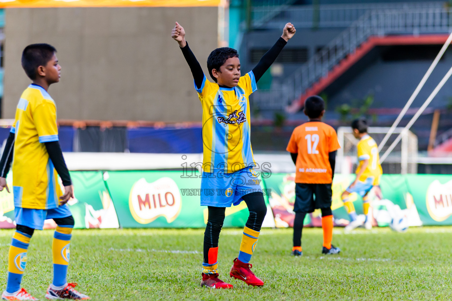 Day 2 of Under 10 MILO Academy Championship 2024 was held at National Stadium in Male', Maldives on Saturday, 27th April 2024. Photos: Nausham Waheed / images.mv