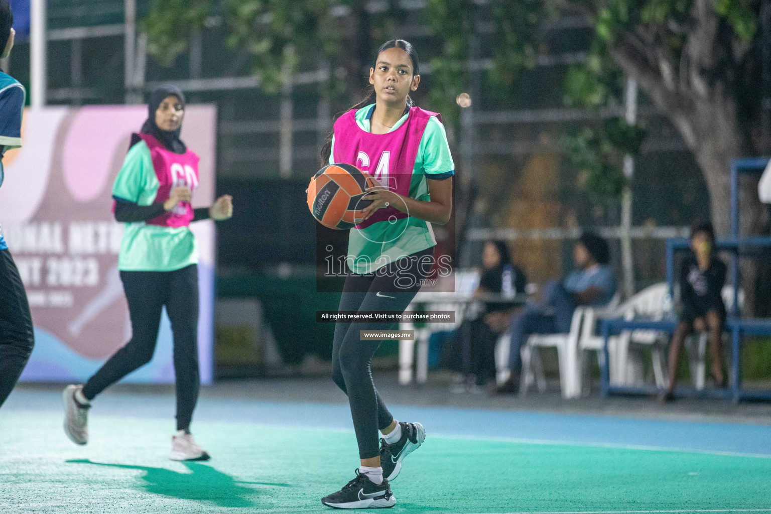 Day 5 of 20th Milo National Netball Tournament 2023, held in Synthetic Netball Court, Male', Maldives on 3rd  June 2023 Photos: Nausham Waheed/ Images.mv