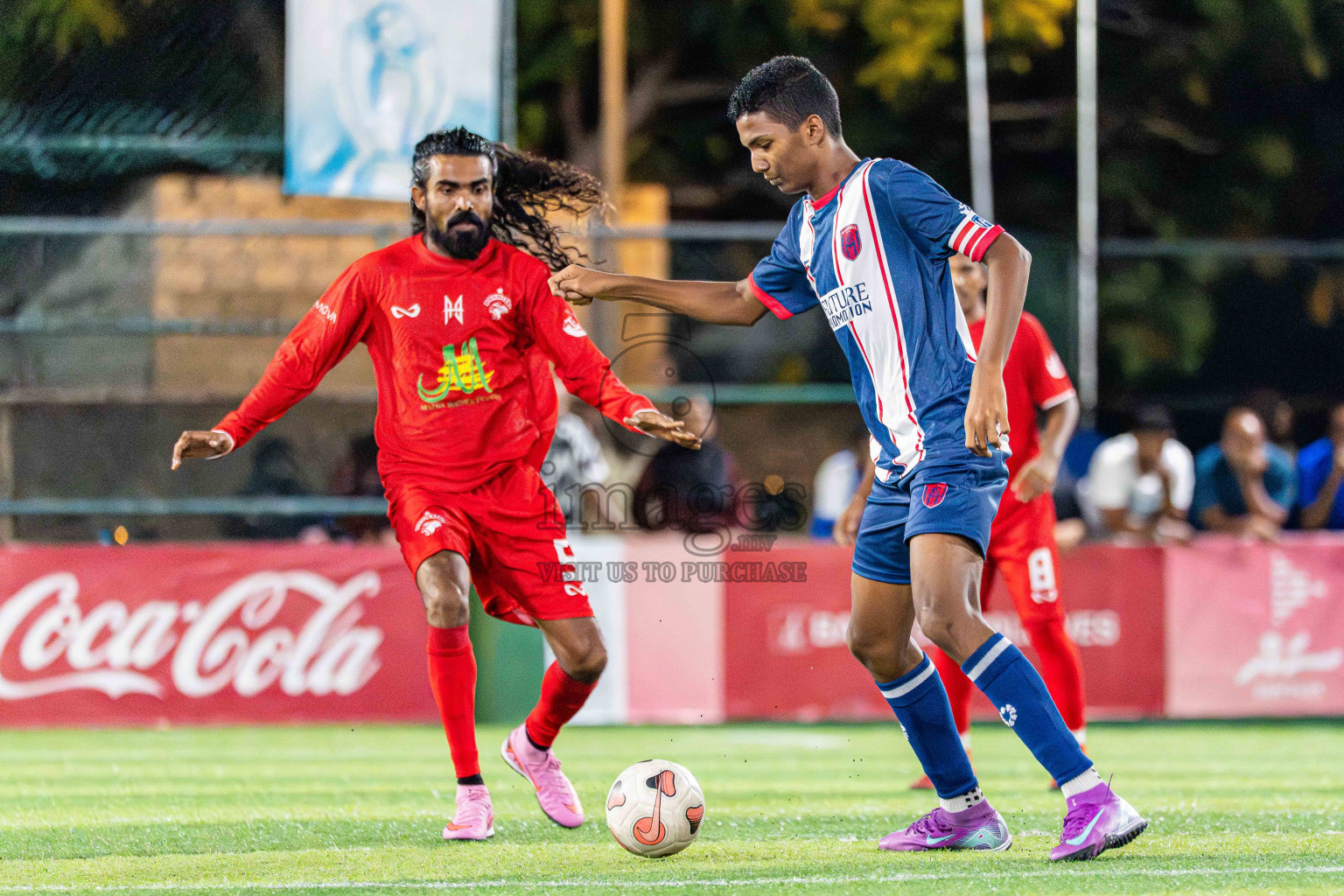 Kanmathi FC VS Maahinne United in Day 4 - Fonadhoo Youth Futsal Challenge 2025 held in Fonadhoo Futsal Stadium, L. Fonadhoo, Maldives on Wednesday, 29th October 2025 Photos: Arif Rasheed / images.mv