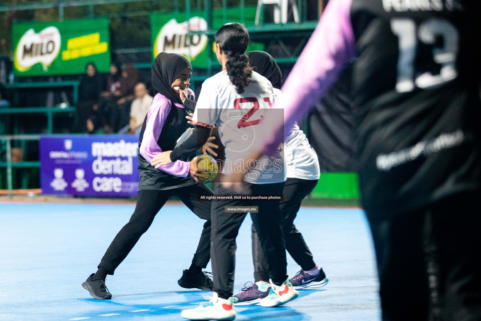 Day 5 of 6th MILO Handball Maldives Championship 2023, held in Handball ground, Male', Maldives on Friday, 24th May 2023 Photos: Shuu Abdul Sattar/ Images.mv