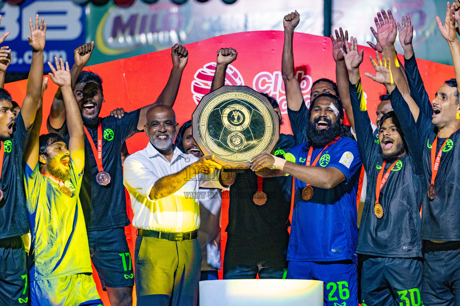 Road Recreation Club vs Club Combination SC Eydhafushi in Kings Cup Final of Club Maldives 2025 was held in Rehendhi Futsal Ground, Hulhumale', Maldives on Tuesday, 9th September 2025. Photos: Areef Adam / images.mv