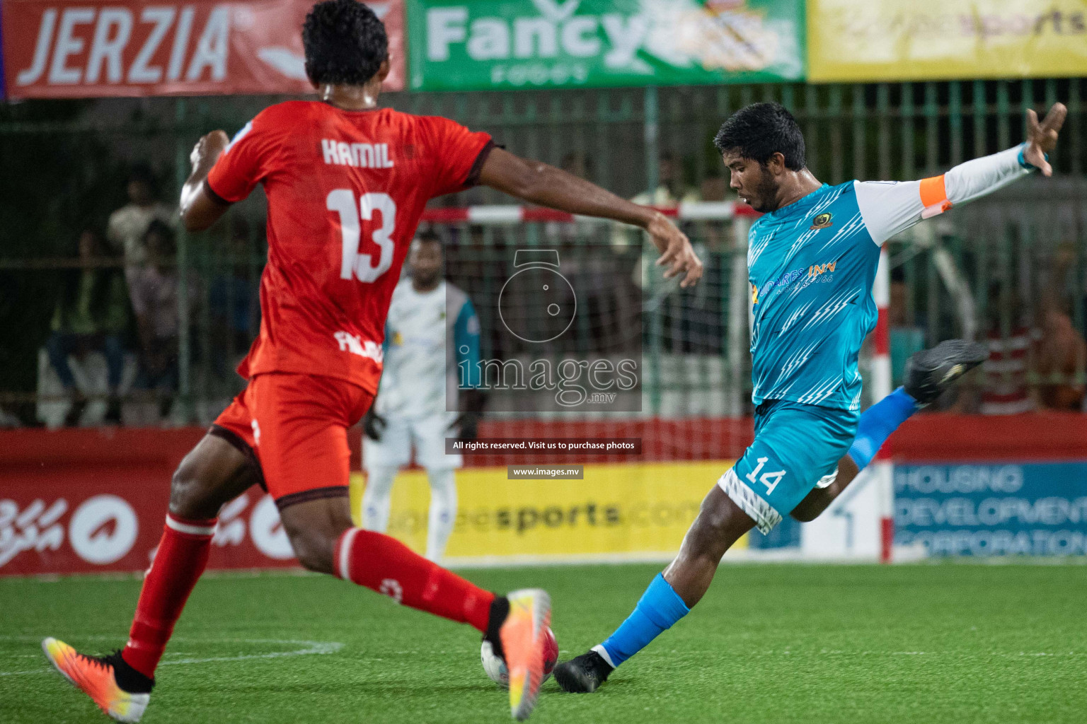 HA. Dhidhdhoo vs HA. Filladhoo in Day 3 of Golden Futsal Challenge 2023 on 07 February 2023 in Hulhumale, Male, Maldives