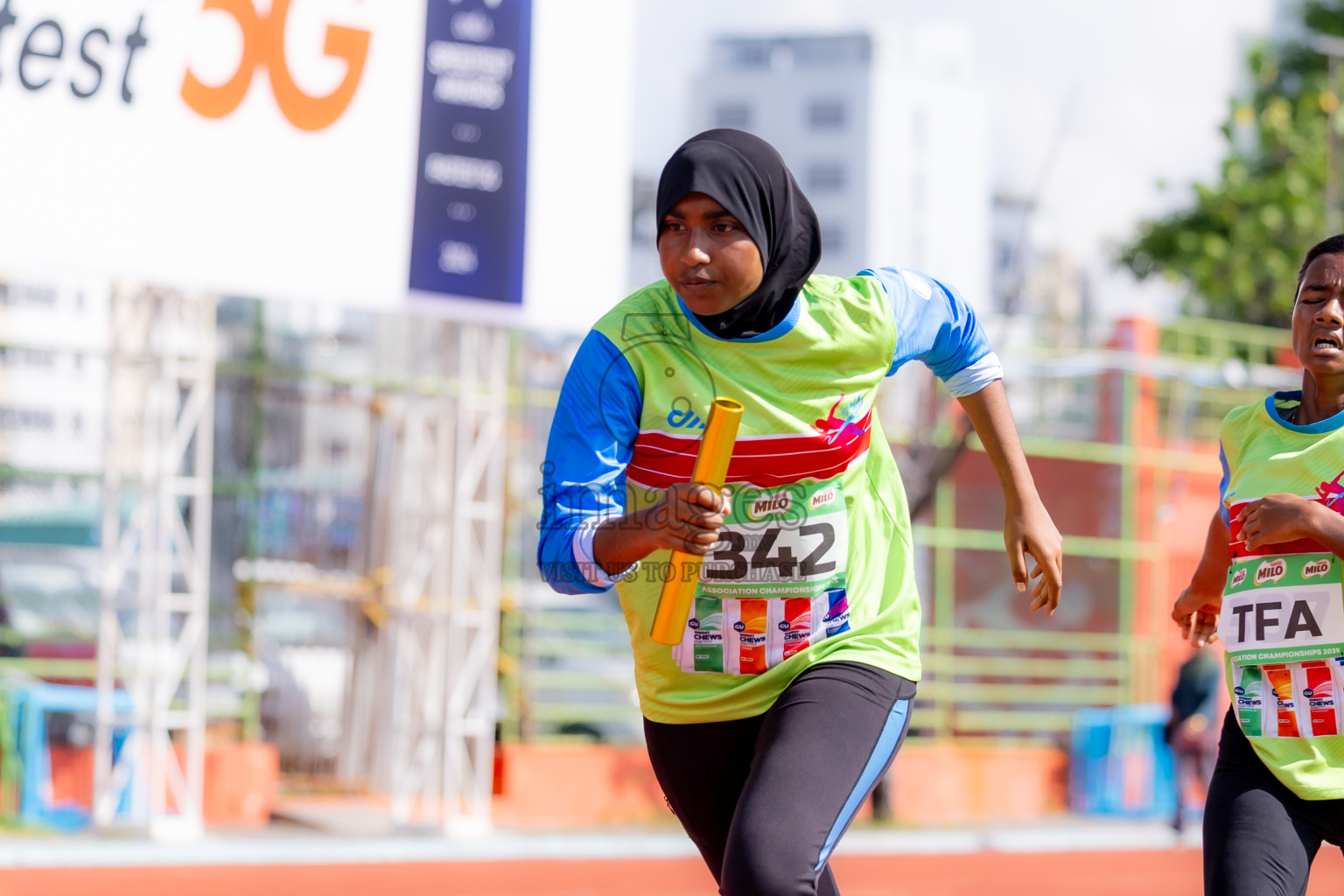Day 3 of 12th Milo Association Championships was held in Ekuveni Track at Male', Maldives on Saturday, 26th April 2025. Photos: Nausham Waheed  / images.mv