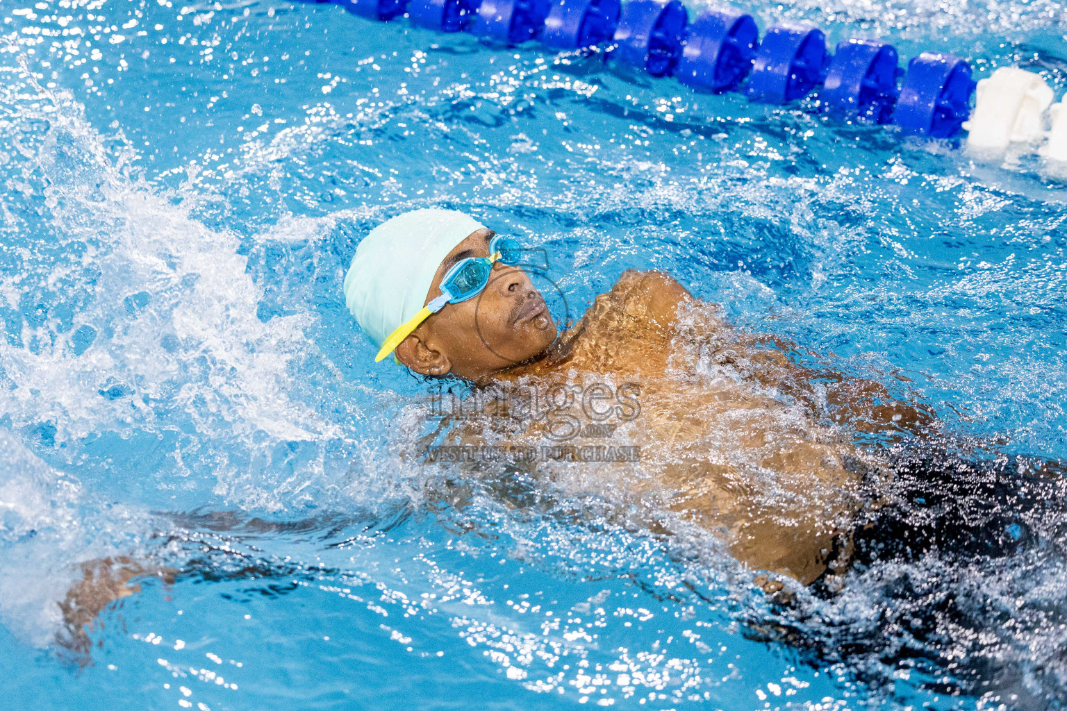 Day 1 of 20th Inter-school Swimming Competition 2024 held in Hulhumale', Maldives on Saturday, 12th October 2024. Photos: Ismail Thoriq / images.mv