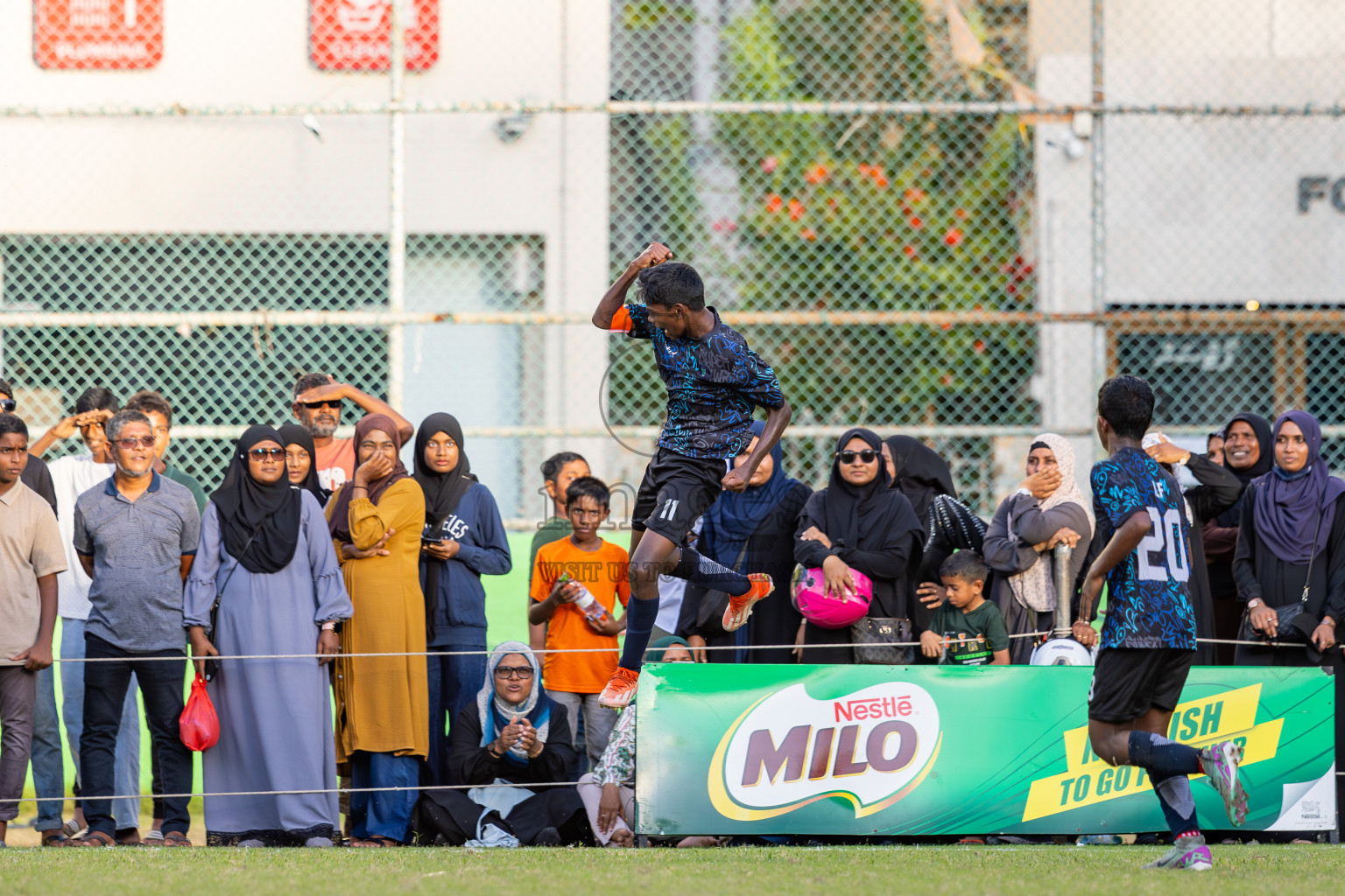 Day 4 of MILO Academy Championship 2024 (U-14) was held in Henveyru Stadium, Male', Maldives on Sunday, 3rd November 2024. Photos: Ismail Thoriq / Images.mv