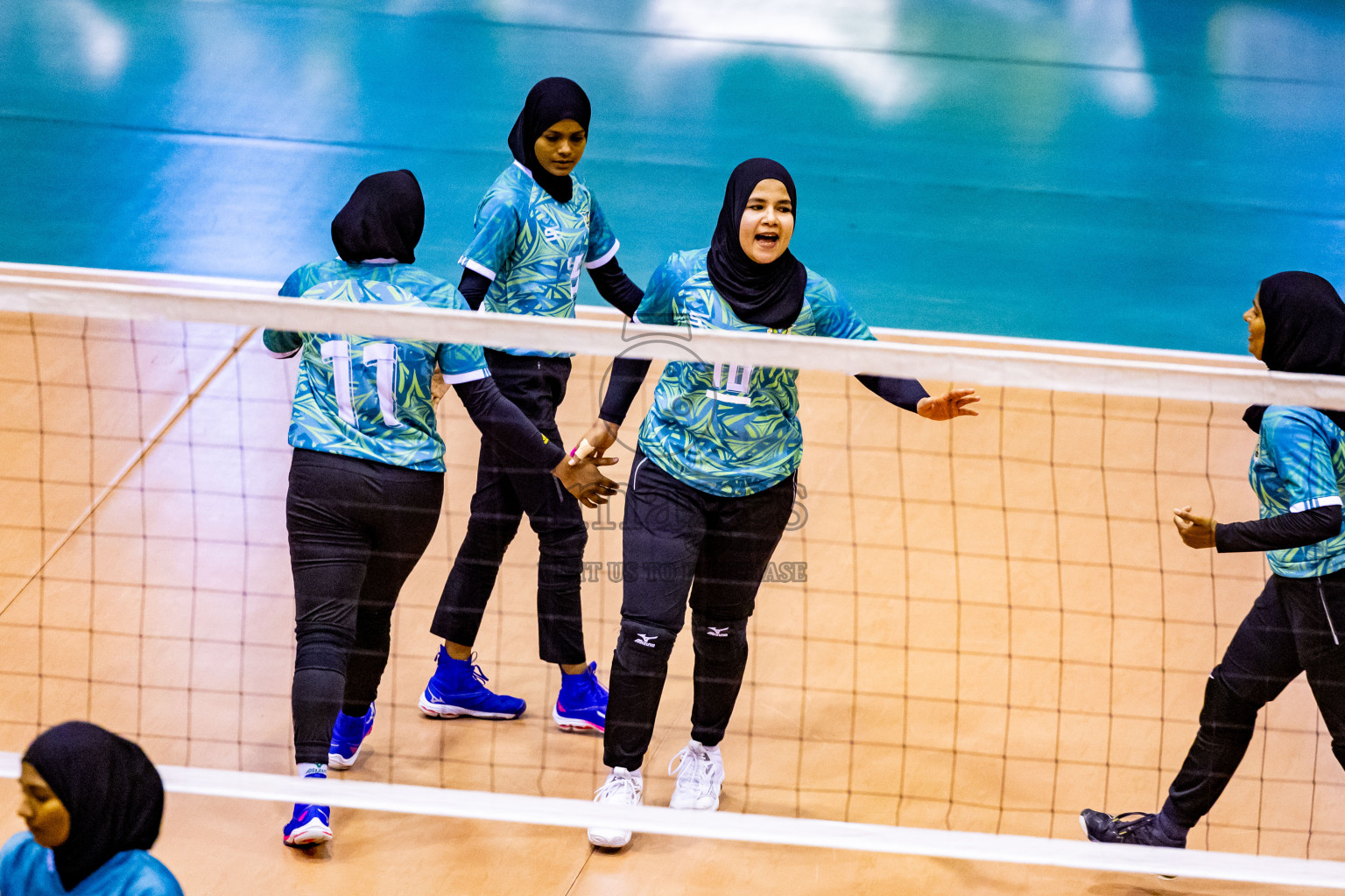 Semi Final of Women's Division of Milo VAM Cup 2024 held in Male', Maldives on Friday, 12th July 2024 at Social Center Indoor Hall Photos By: Nausham Waheed / images.mv