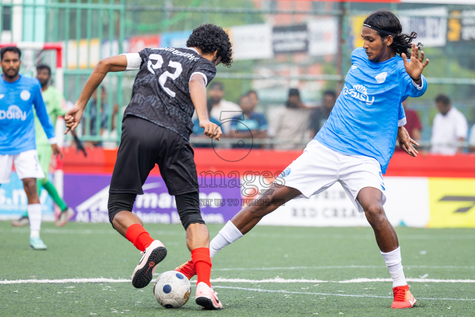 Dh Bandidhoo vs Dh Maaenboodhoo in Day 13 of Golden Futsal Challenge 2025 was held on Friday, 17th January 2025, in Hulhumale', Maldives Photos: Ismail Thoriq / images.mv