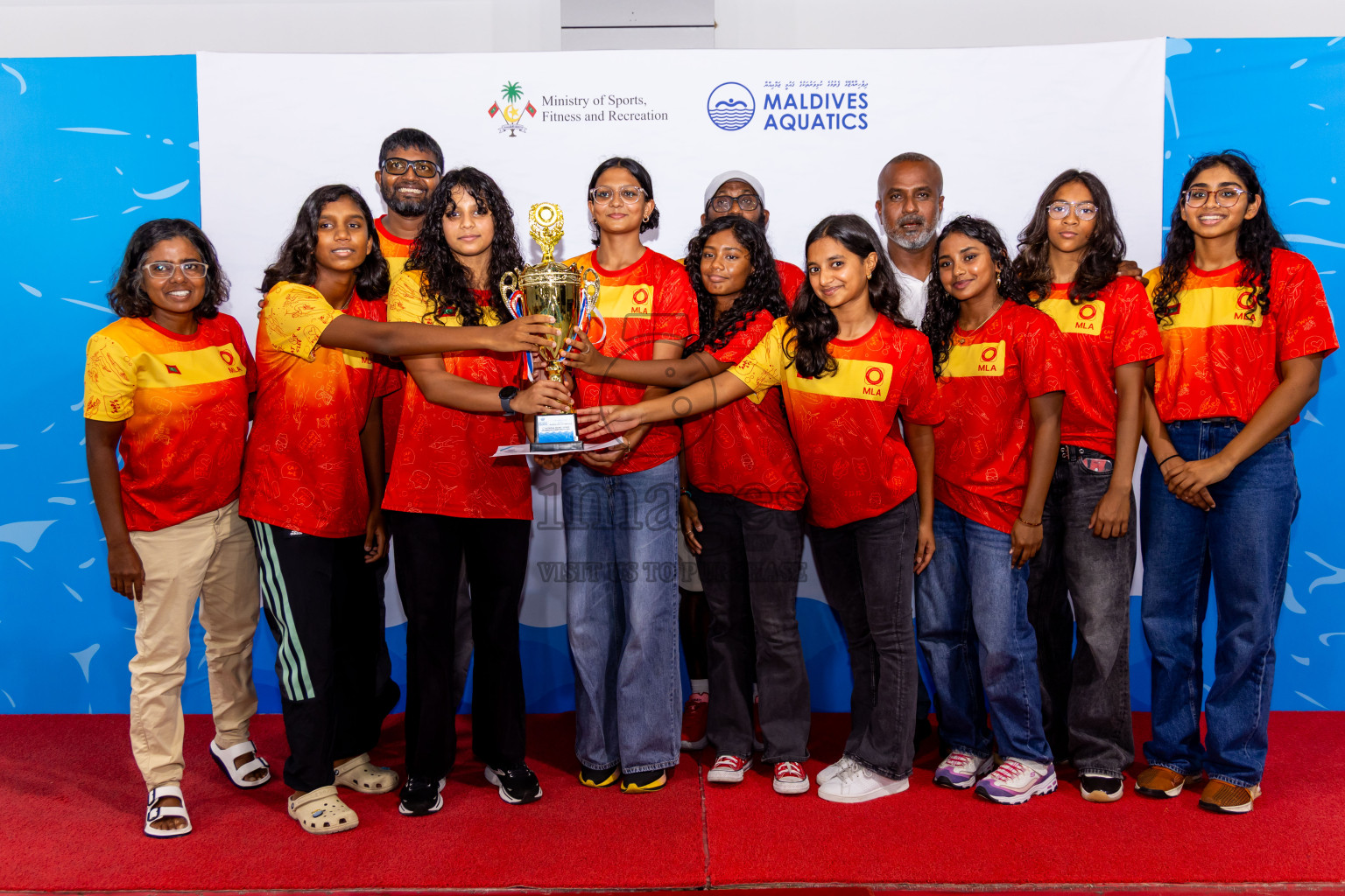 Closing Ceremony of 1st National Short Course Swimming Competition held in Hulhumale', Maldives on Thursday, 19th June 2025. Photos: Nausham Waheed / images.mv