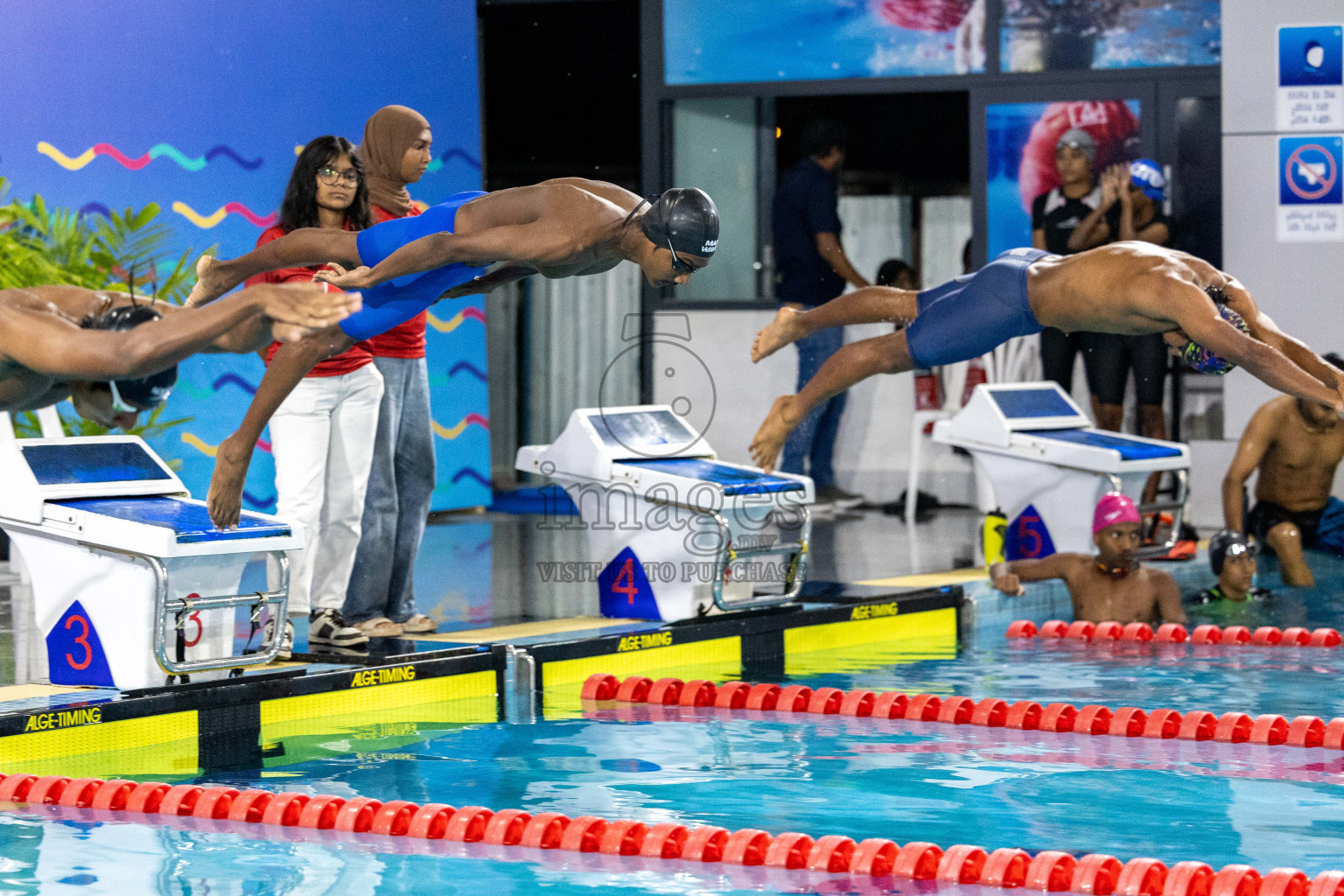 Day 7 of National Swimming Competition 2024 held in Hulhumale', Maldives on Thursday, 19th December 2024.
Photos: Ismail Thoriq / images.mv