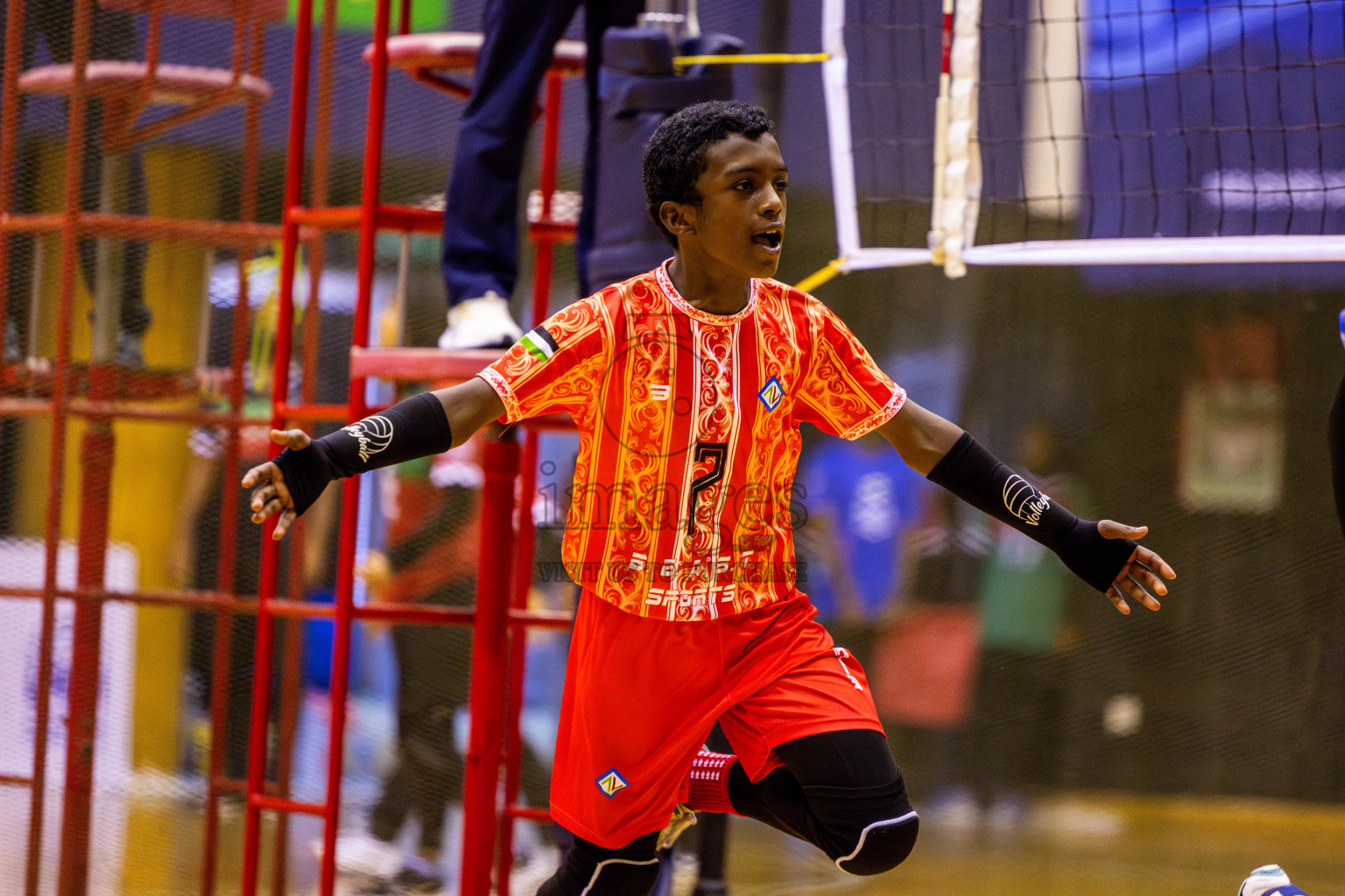 Finals of Interschool Volleyball Tournament 2024 was held in Social Center at Male', Maldives on Friday, 6th December 2024. Photos: Nausham Waheed / images.mv