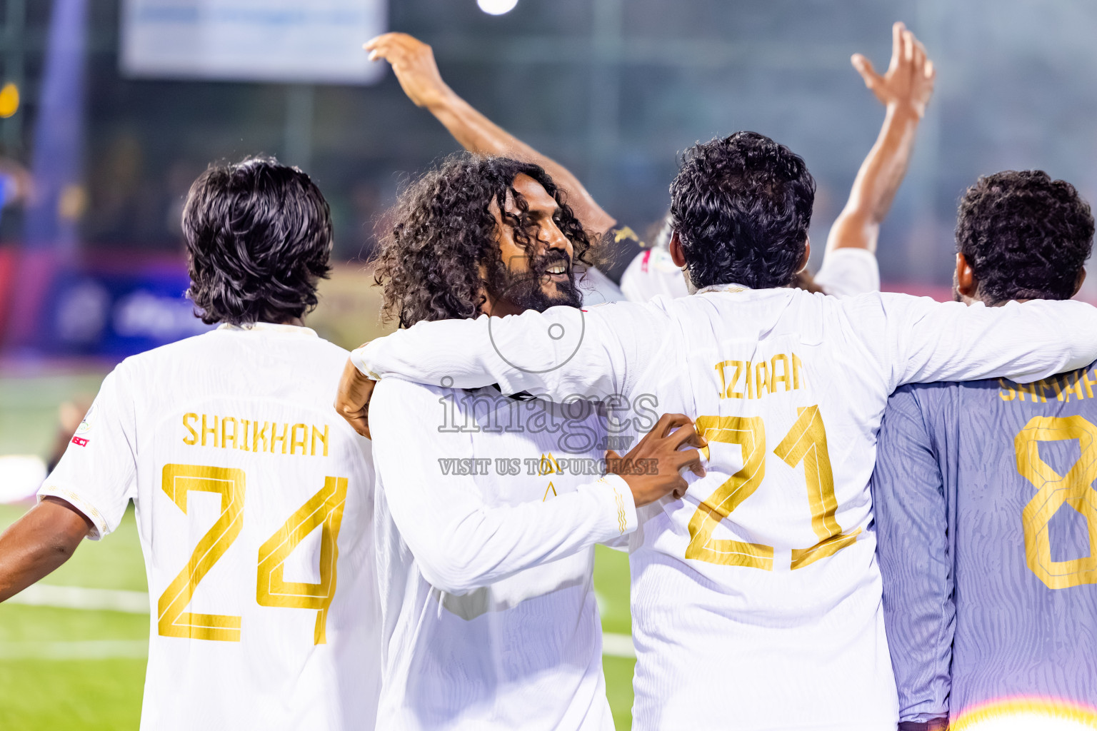 Arena vs Hawks in the Final of Milo Sector League 2025 was held in Rehendhi Futsal Ground, Hulhumale', Maldives on Tuesday, 18th November 2025. Photos: Nausham Waheed  / images.mv