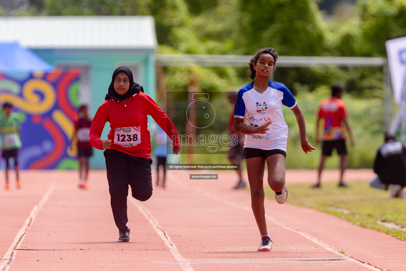 Day two of Inter School Athletics Championship 2023 was held at Hulhumale' Running Track at Hulhumale', Maldives on Sunday, 15th May 2023. Photos: Shuu/ Images.mv