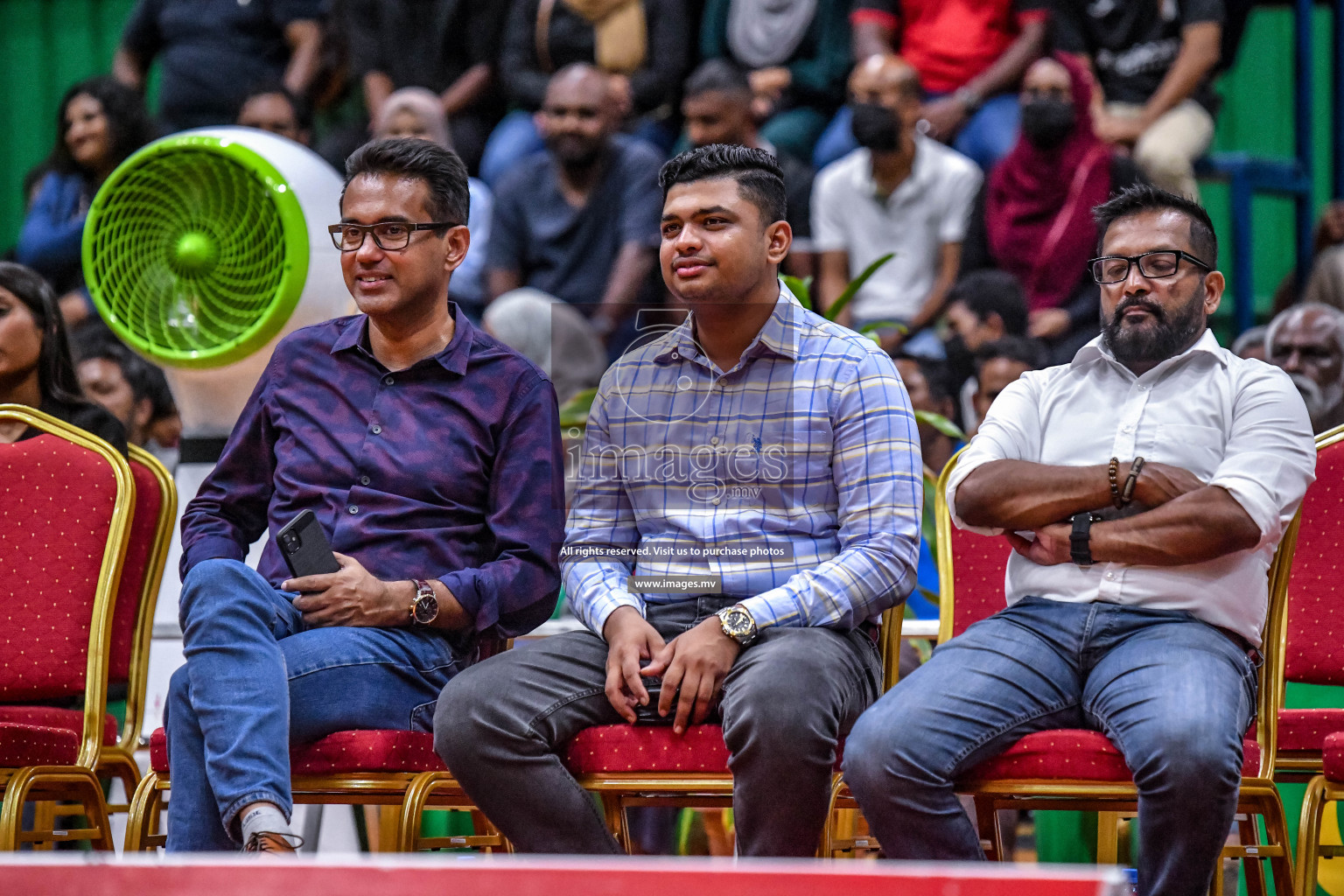 Final of 6th Office Company Badmintion Championship held in Male', Maldives Photos: Nausham Waheed / Images.mv