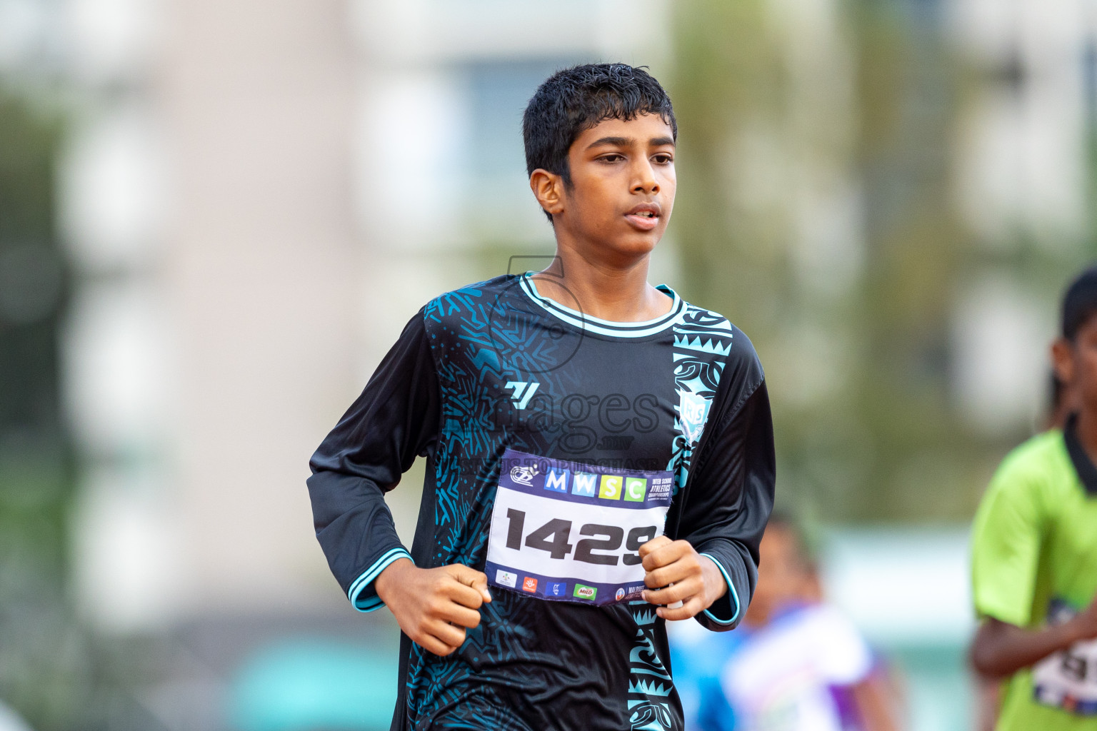 Day 1 of MWSC Interschool Athletics Championships 2024 held in Hulhumale Running Track, Hulhumale, Maldives on Saturday, 9th November 2024. 
Photos by: Ismail Thoriq / images.mv