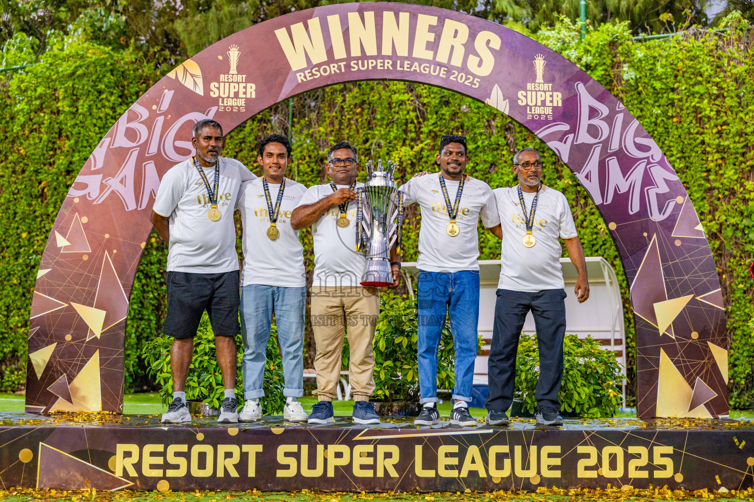 Conrad Maldives vs Joali Maldives in the Final of Resort Super League 2025 was held on Wednesday, 5th November 2025 in Jumeirah Olhaheli Island Maldives, Photos: Areef Adam / images.mv