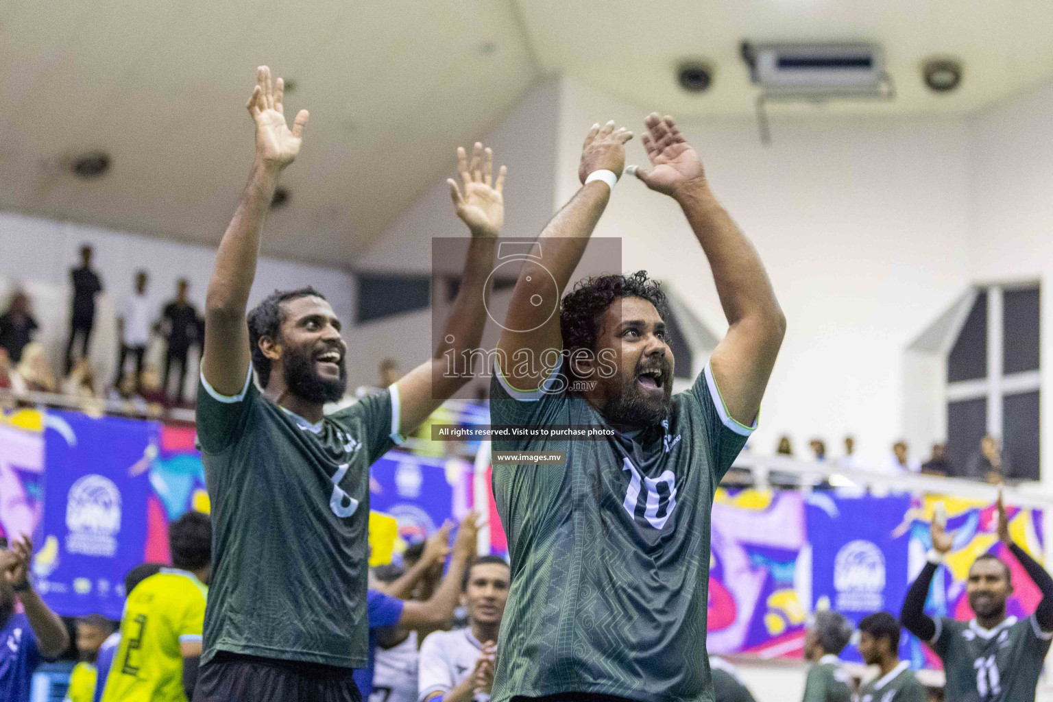 Final of Inter Company-Office Volleyball Tournament 2023 was held in Social Center, Male', Maldives on Saturday, 20th May 2023.  Photos: Ismail Thoriq / images.mv