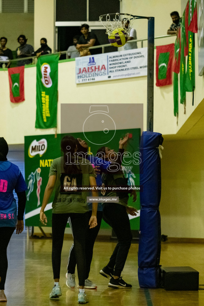 Milo National Netball Tournament 2021 held from 22 November to 05 December 2021 in Social Center Indoor Court, Male, Maldives