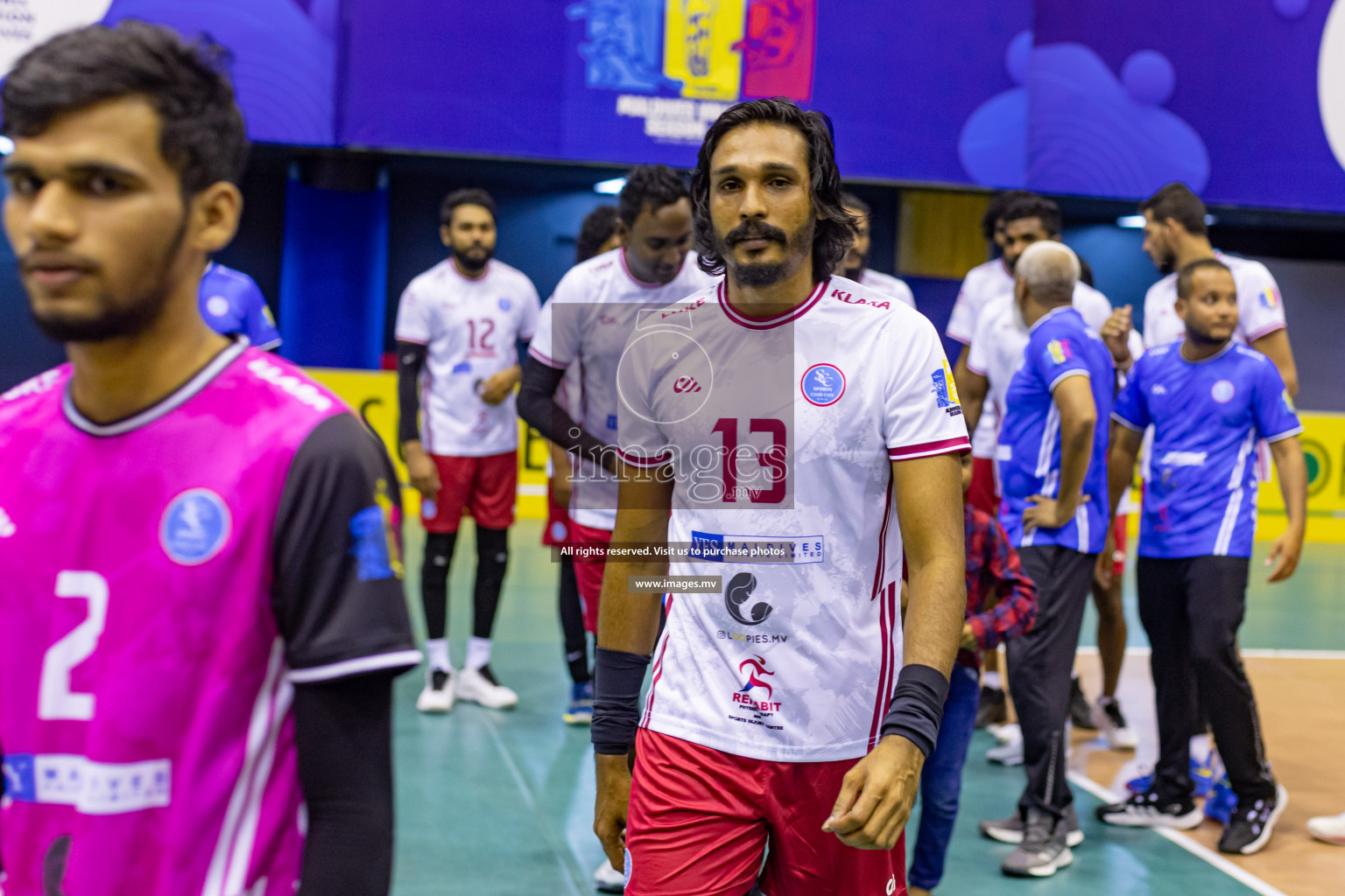 Sports Club City vs Dhivehi Sifainge Club in the Finals of National Volleyball Tournament 2022 on Thursday, 07th July 2022, held in Social Center, Male', Maldives