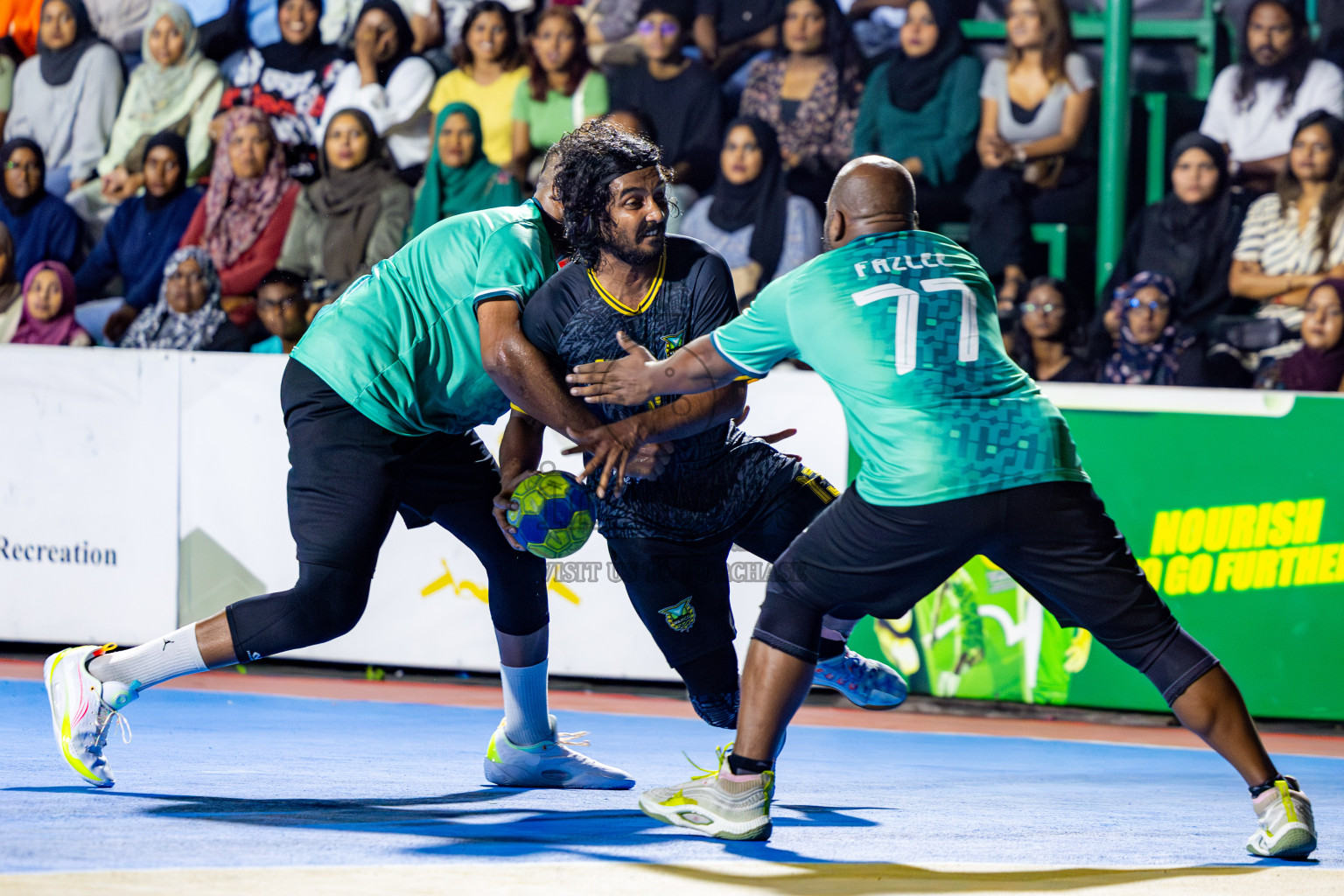 1st Division Final of 8th Inter-Office/Company Handball Tournament 2024, held in Handball ground, Male', Maldives on Tuesday, 11th September 2024 Photos: Nausham Waheed/ Images.mv