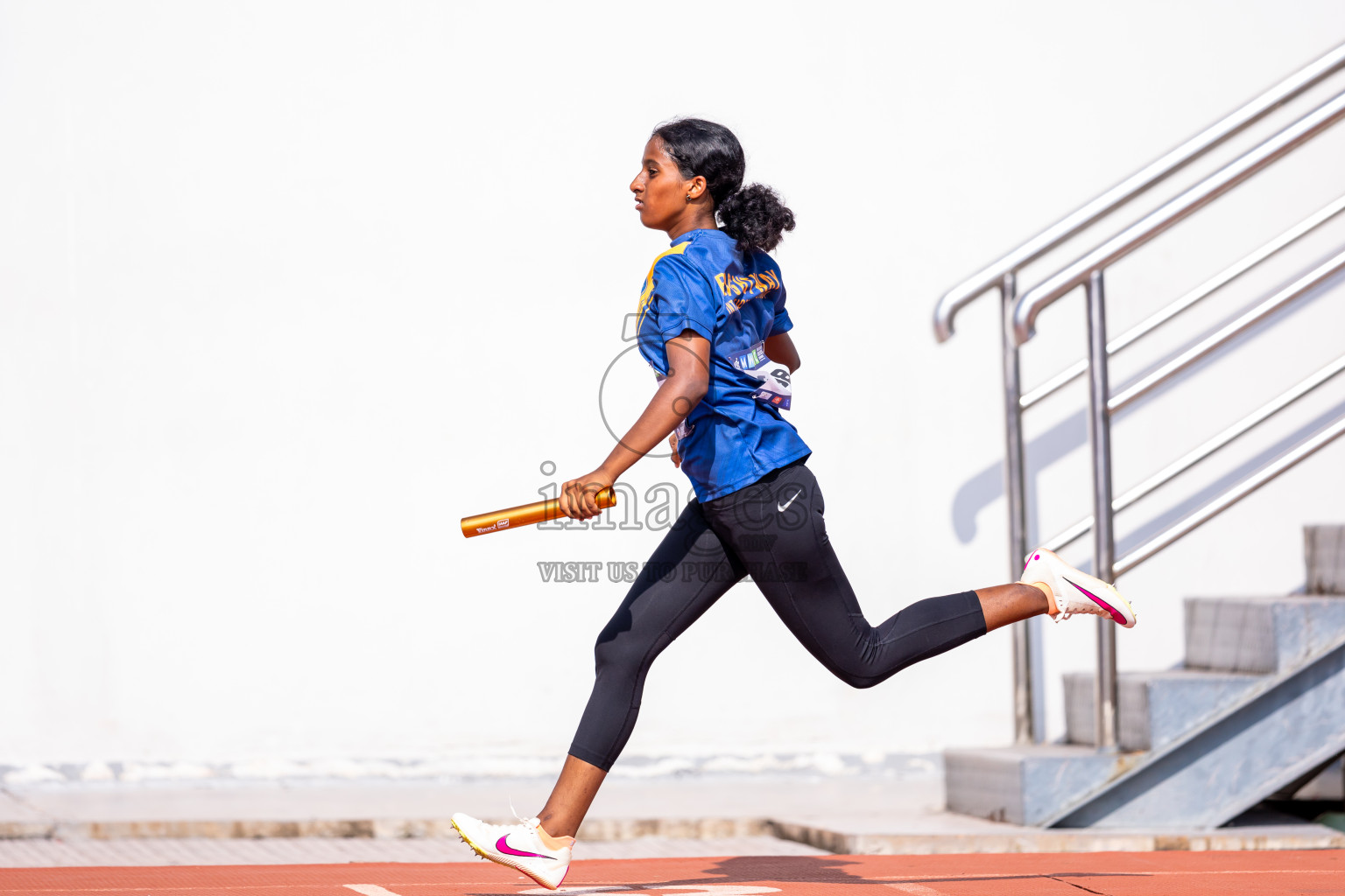 Day 6 of MWSC Interschool Athletics Championships 2024 held in Hulhumale Running Track, Hulhumale, Maldives on Thursday, 14th November 2024. Photos by: Nausham Waheed / Images.mv